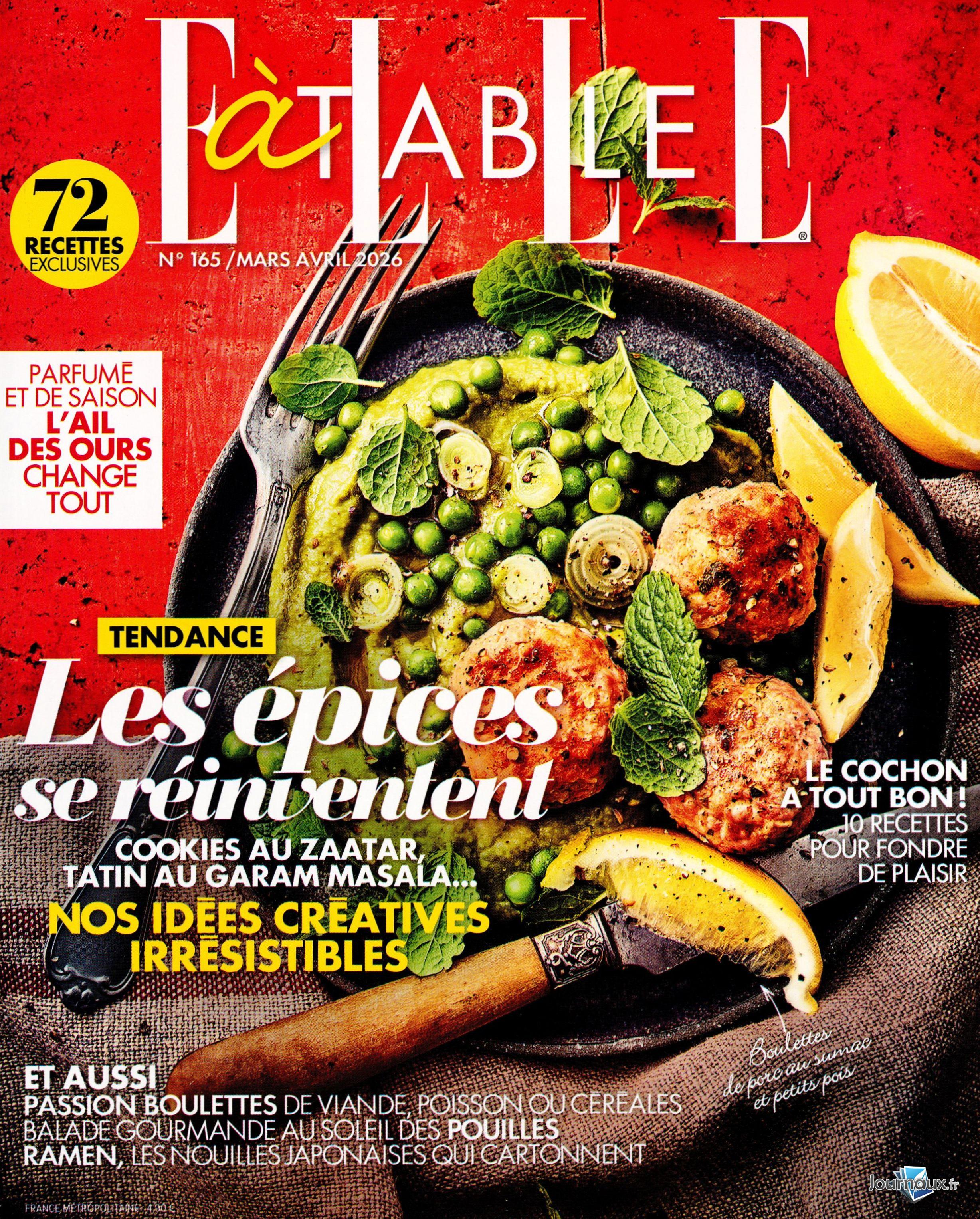 Elle + Elle à table n° 4186 2026-03-12