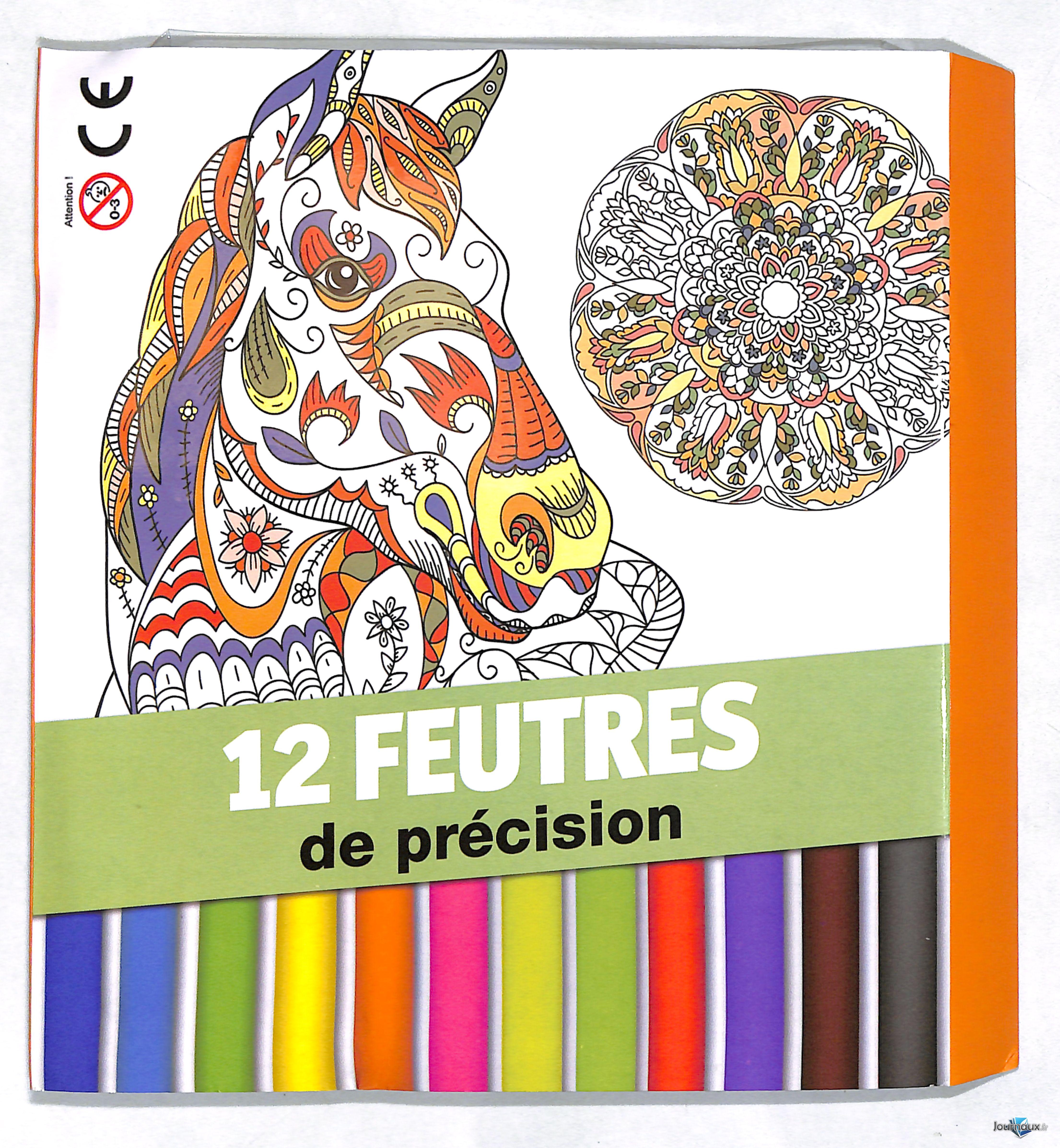 Mandala et Coloriage Antistress + Set de Feutres n° 40 2025-07-01