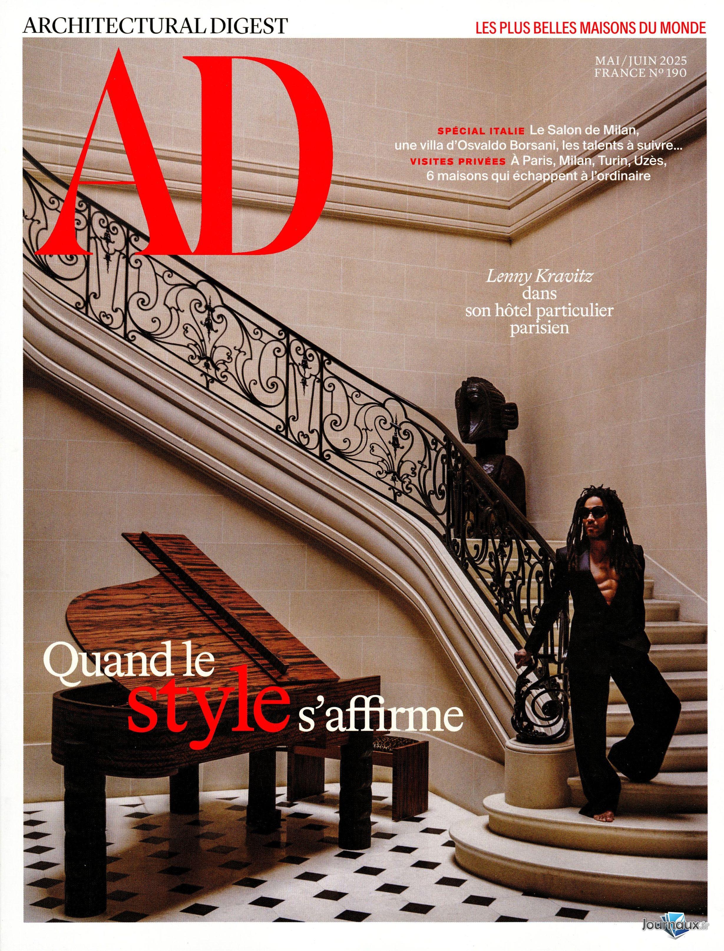 Vogue France + AD Architectural Digest n° 1058 2025-06-04