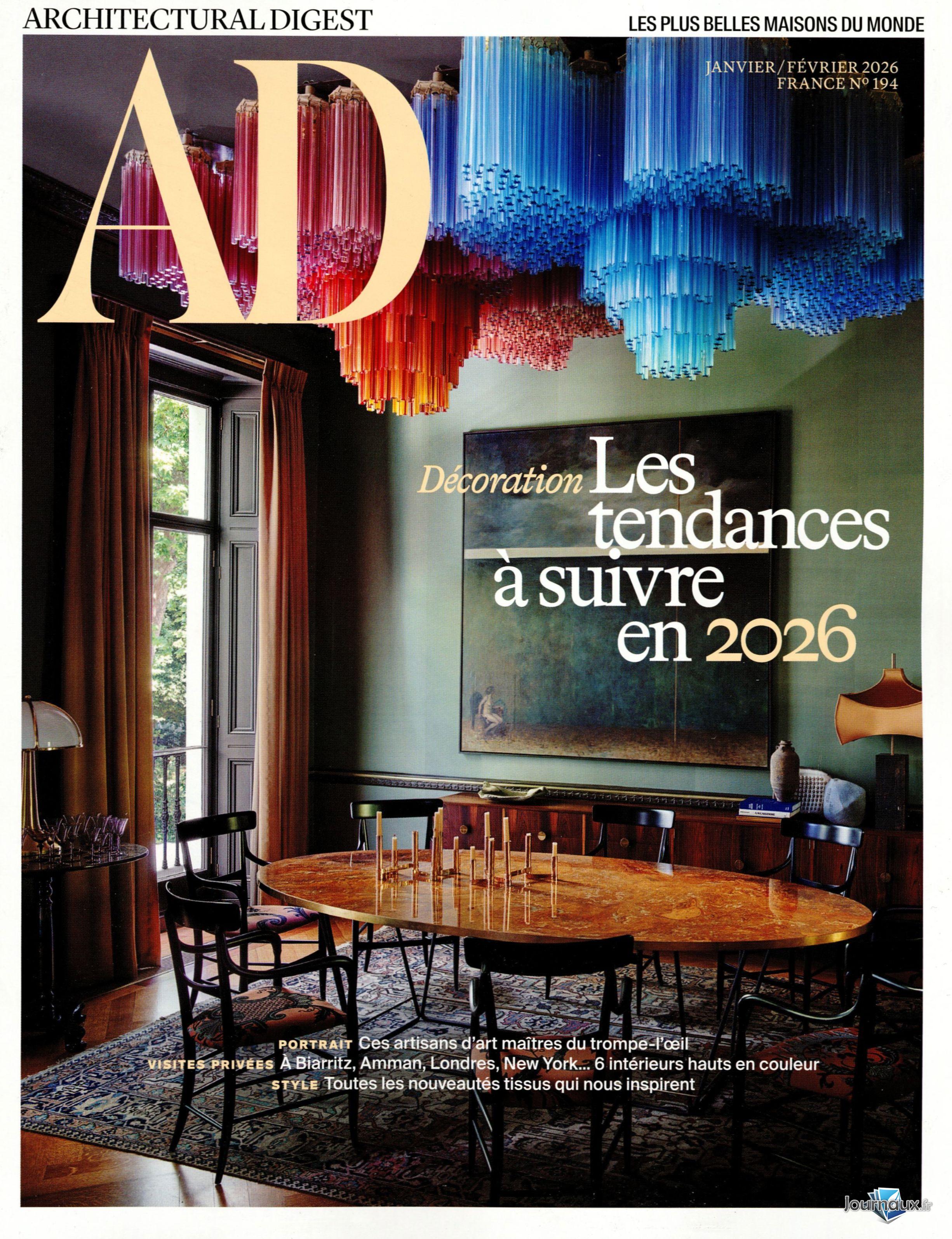 Vogue Paris + AD  n° 1064 2026-01-28