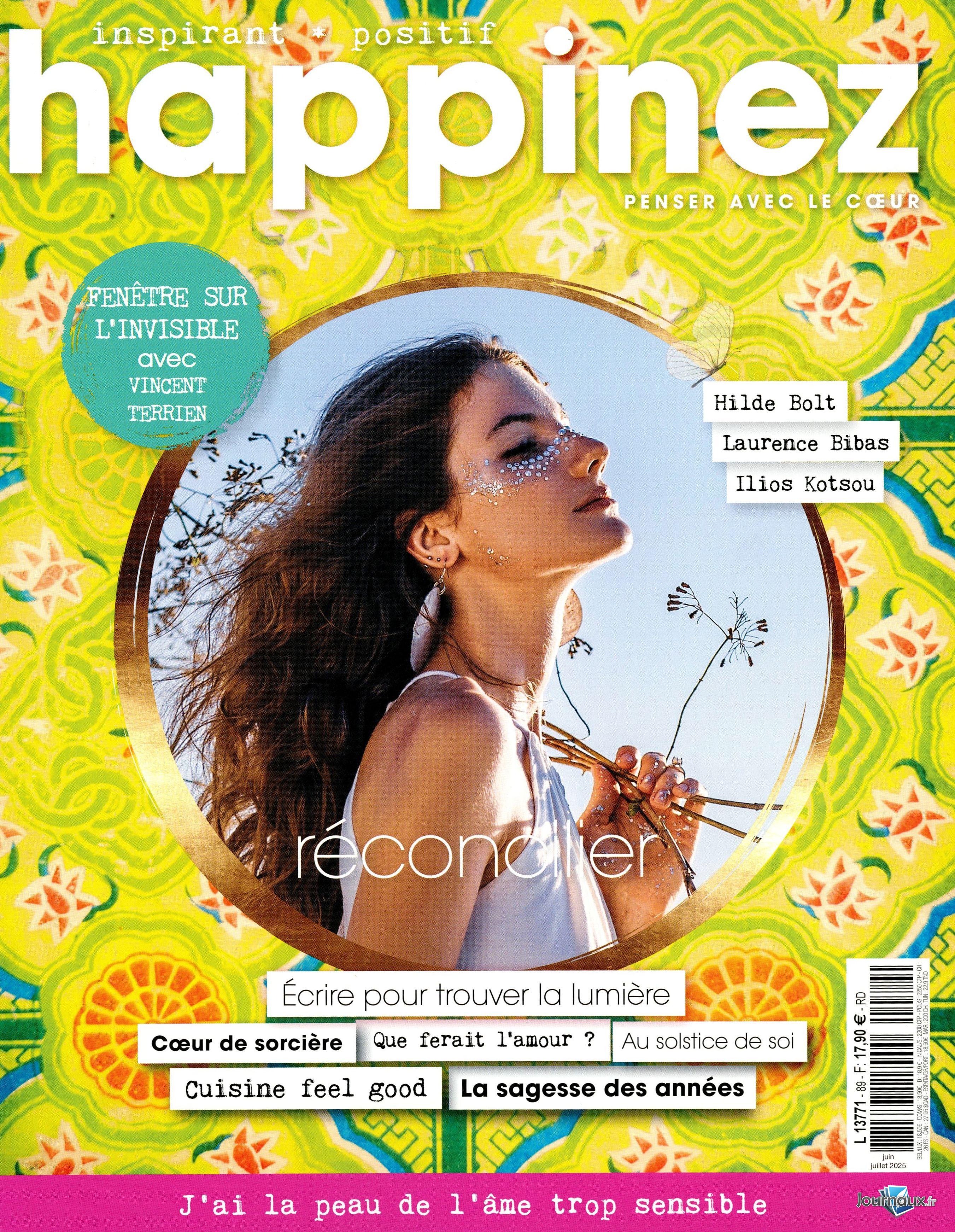 Happinez - Offre 3 Numéros n° 89 2025-06-04