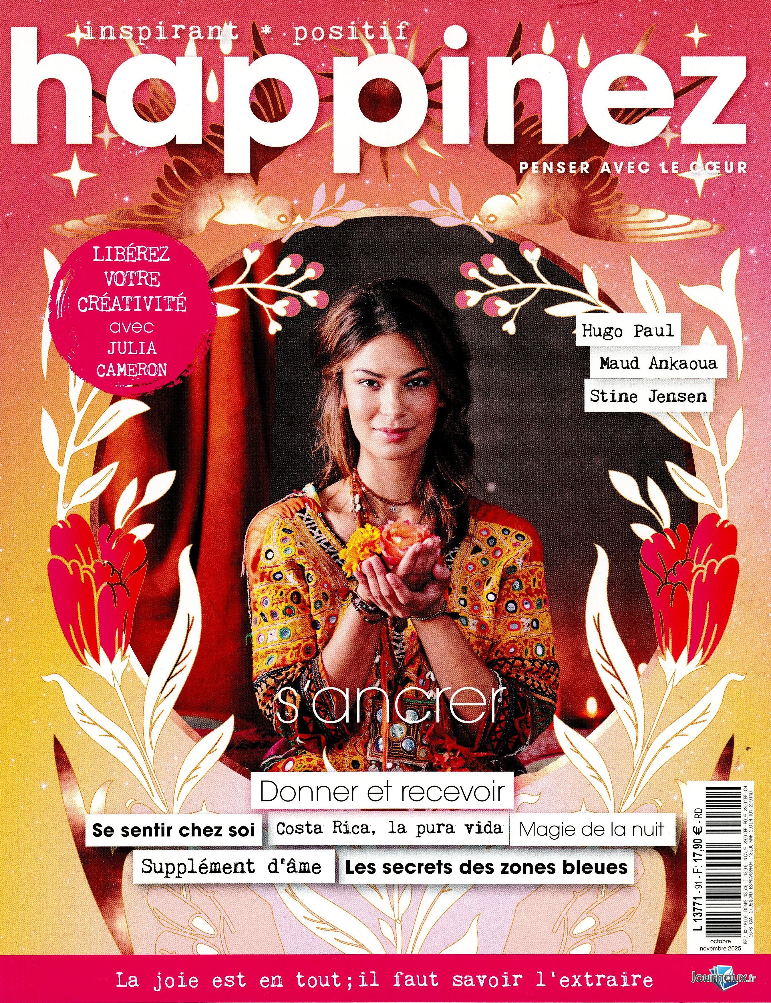 Happinez - Offre 3 Numéros n° 91 2025-10-01