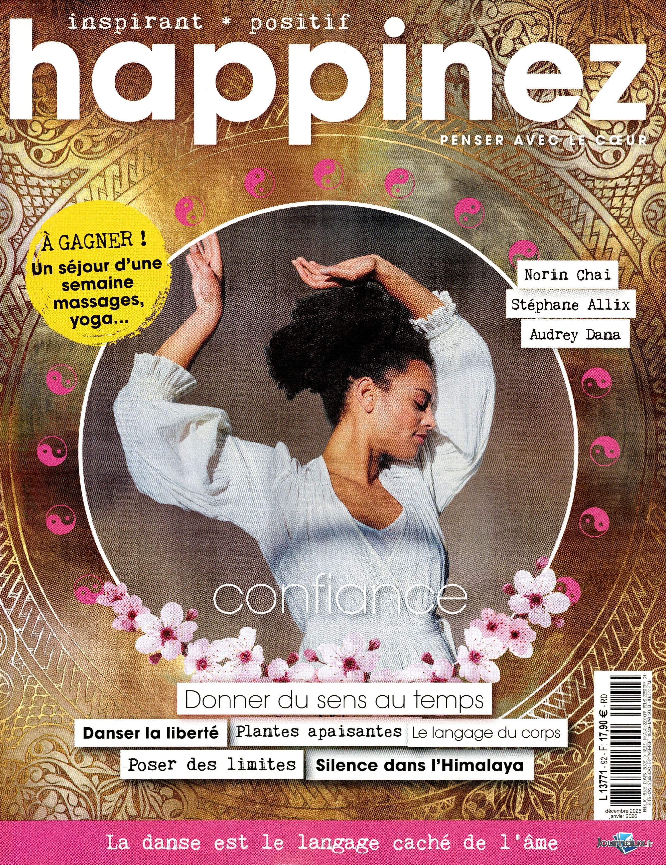 Happinez - Offre 3 Numéros n° 92 2025-12-03