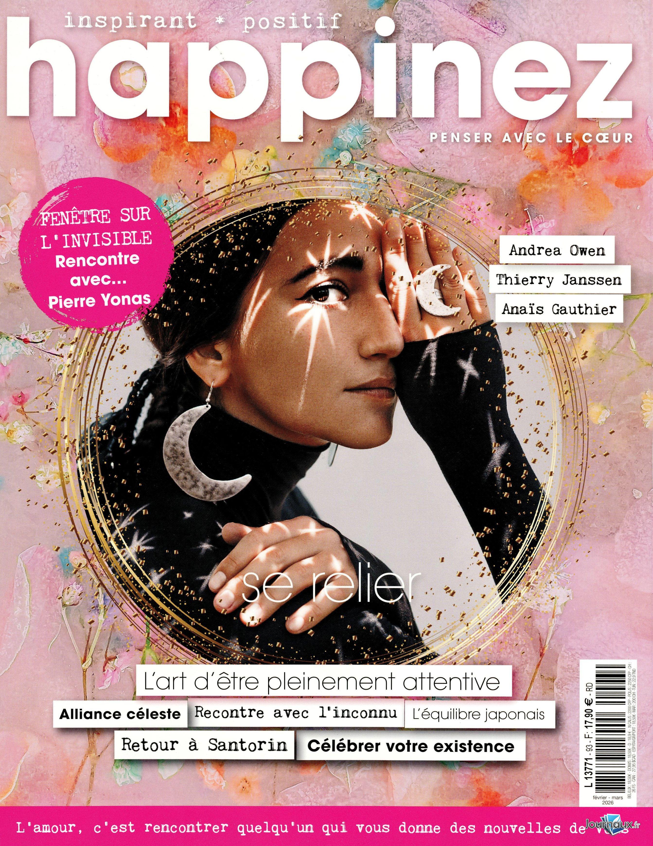 Happinez - Offre 3 Numéros n° 93 2026-01-29