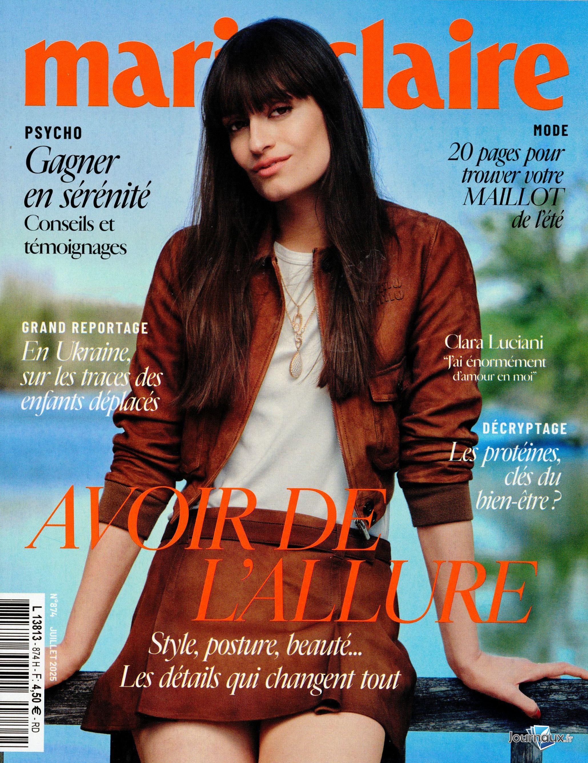 Marie Claire Poche + bijou de créateur n° 874 2025-06-25