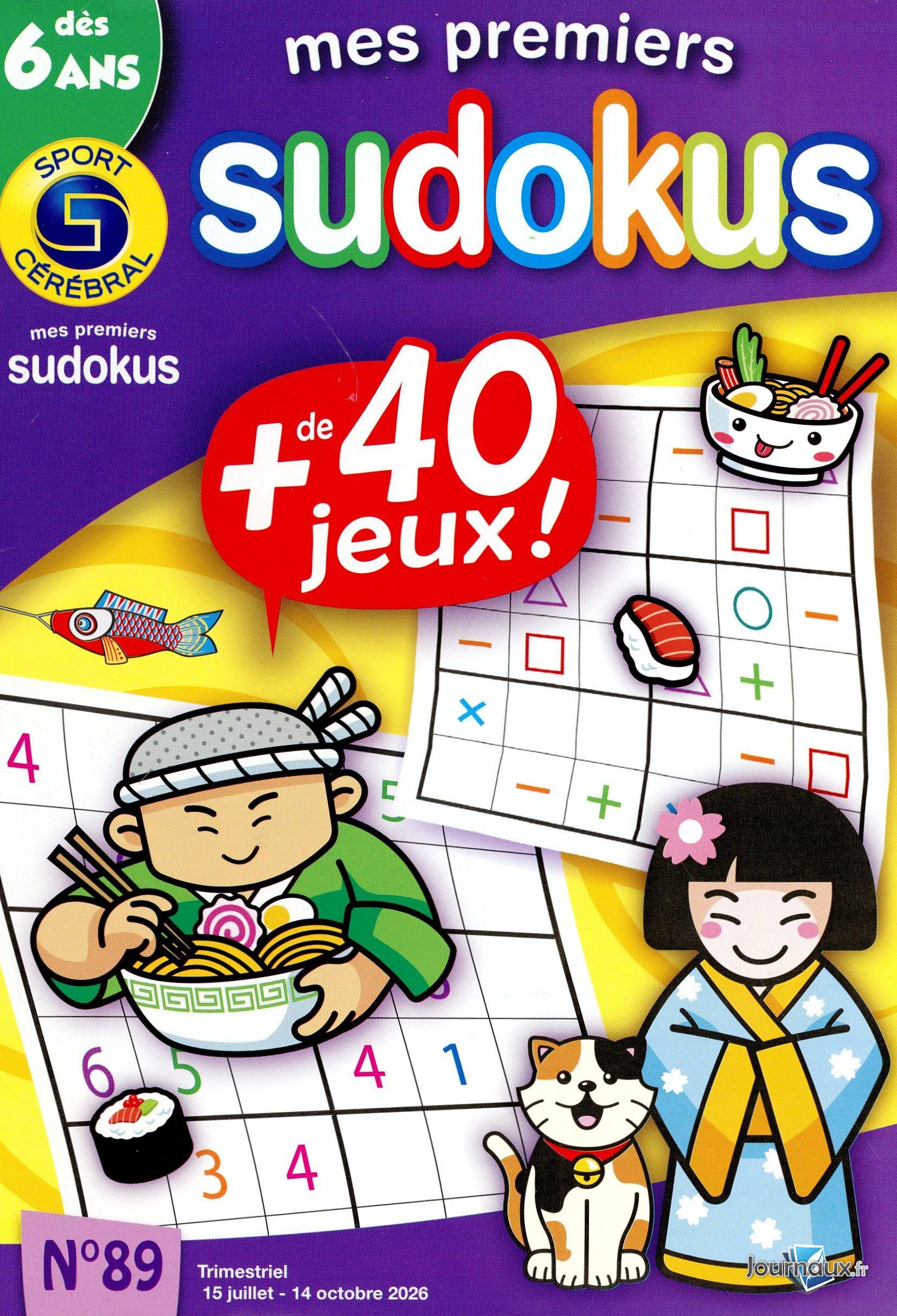 SC Mes Premiers Sudokus Dès 6 ans n° 89 2026-07-15