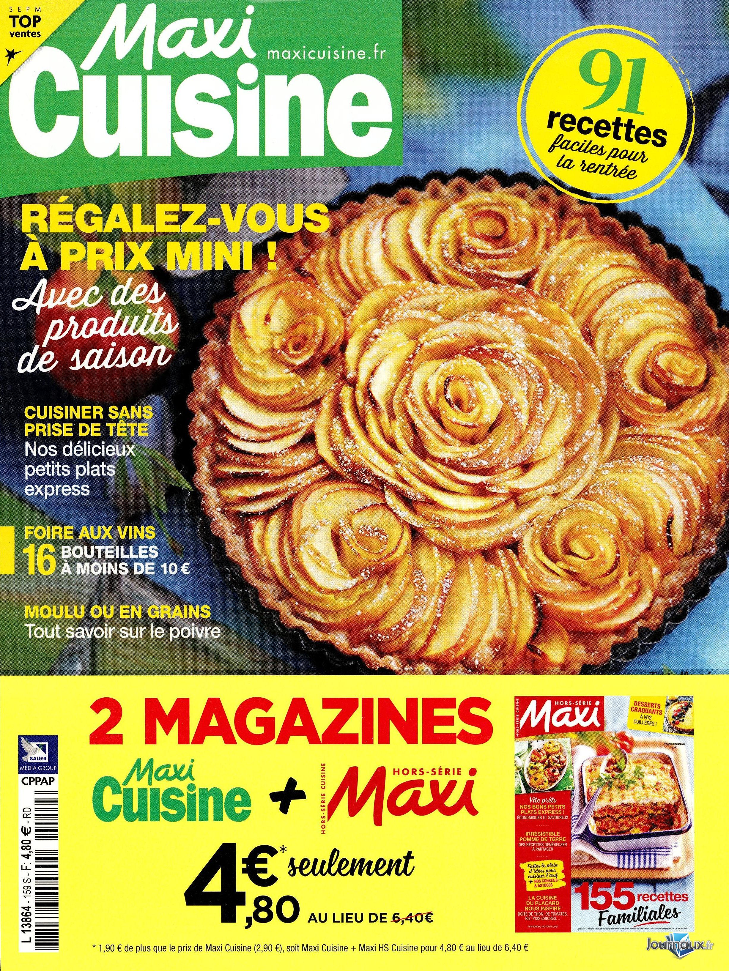 Maxi Cuisine + Maxi HS n° 159 2022-09-26