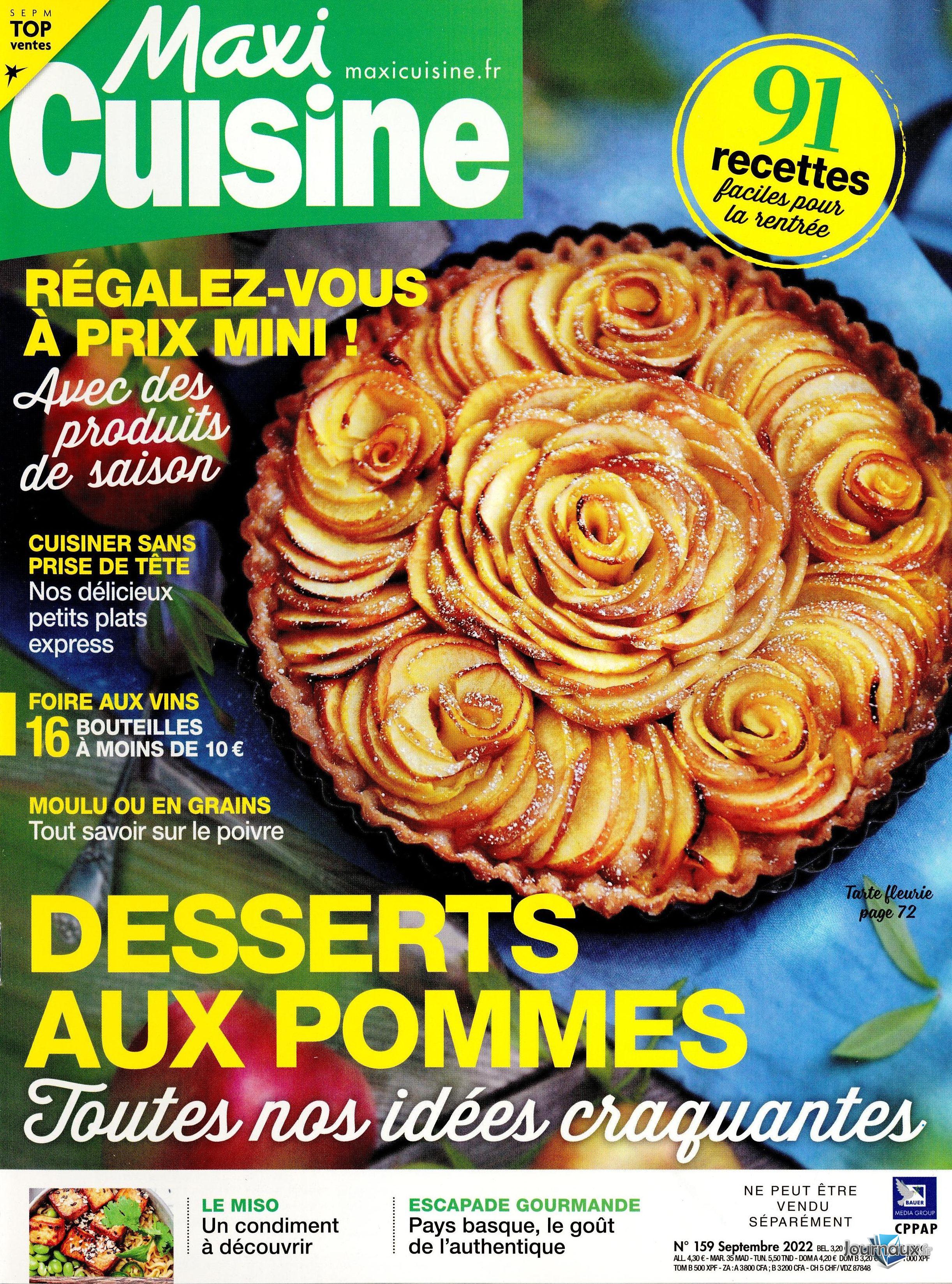 Maxi Cuisine + Maxi HS n° 159 2022-09-26