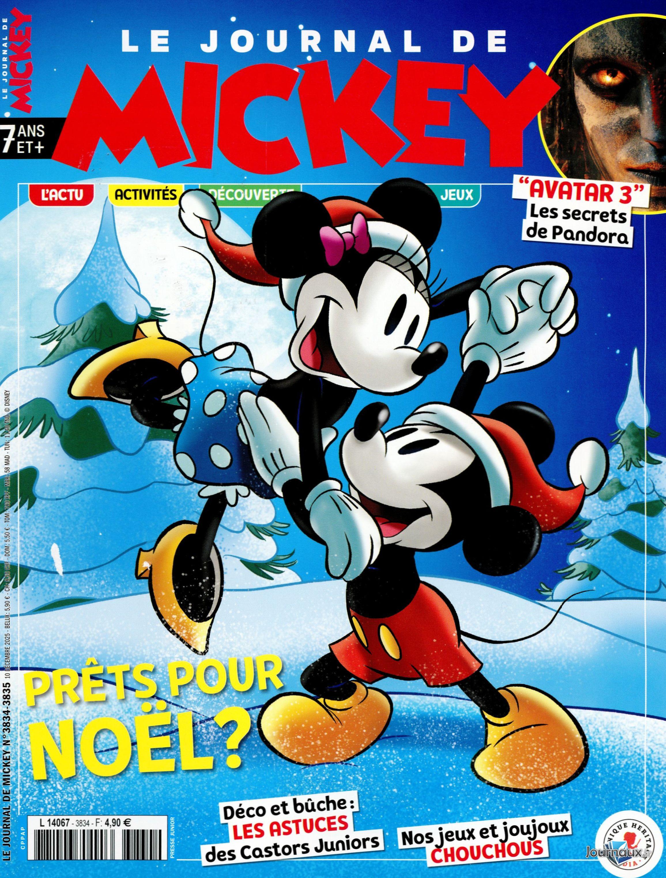 Le Journal de Mickey n° 3834 2025-12-10