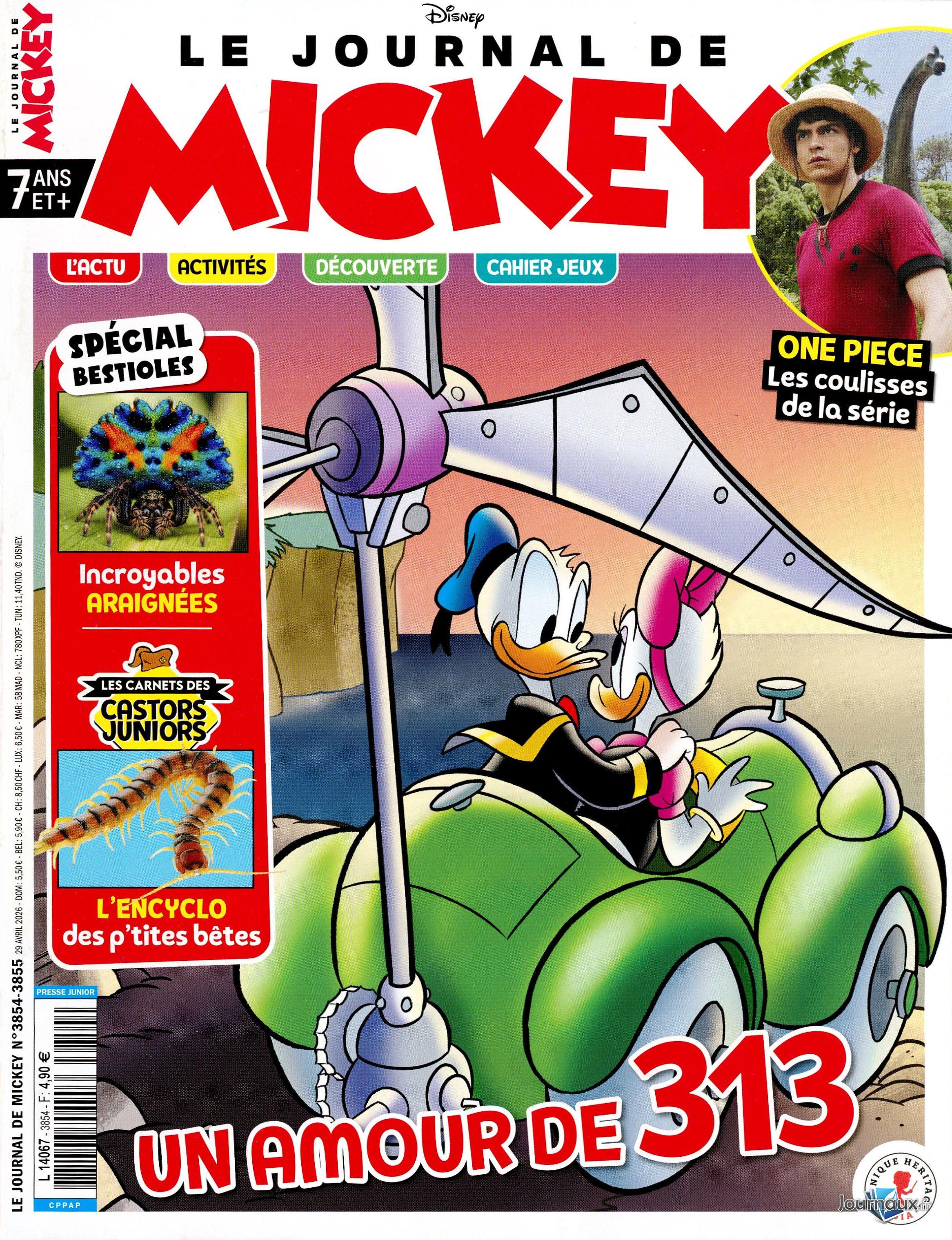 Le Journal de Mickey  n° 3854 2026-04-29