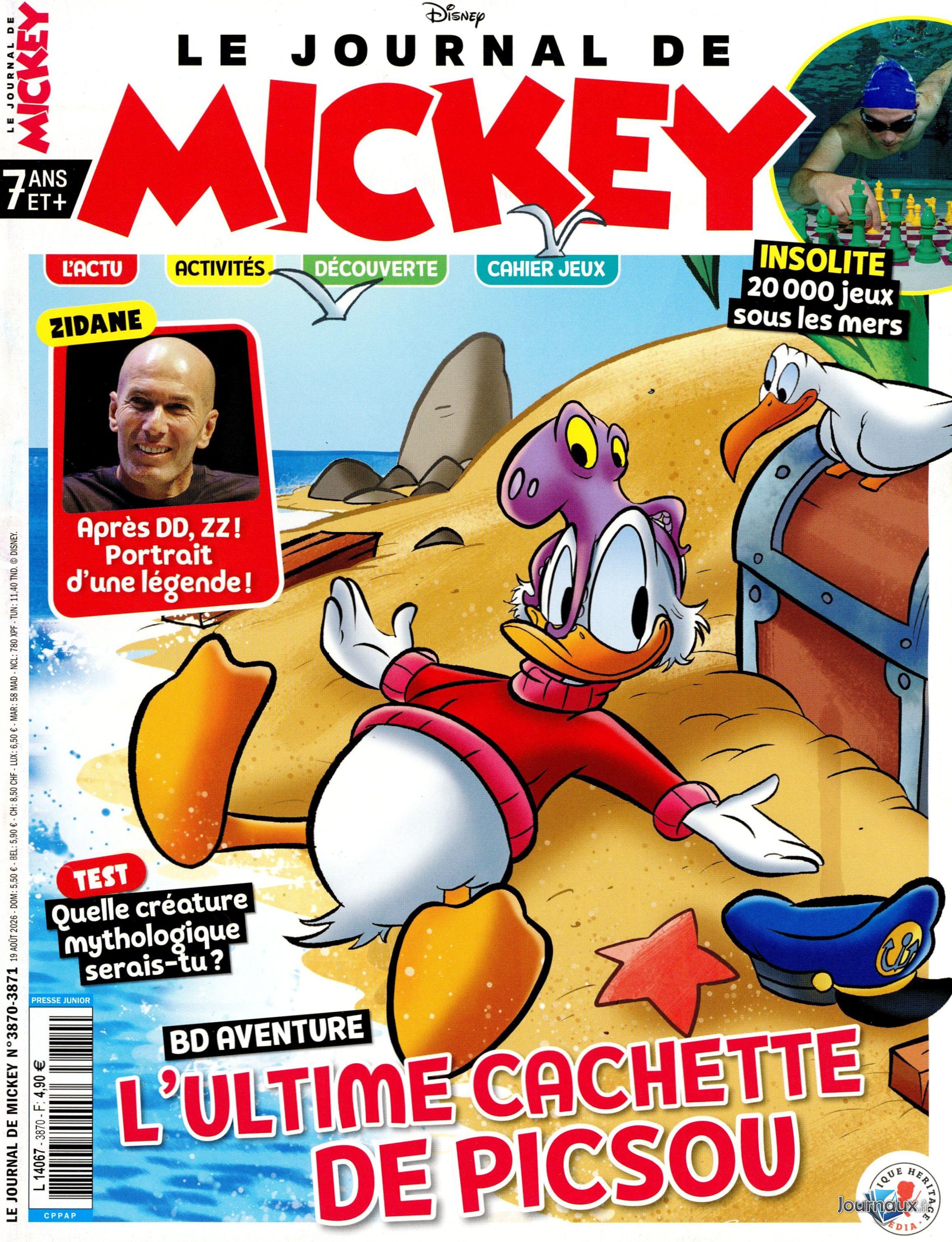 Le Journal de Mickey n° 3870 2026-08-19