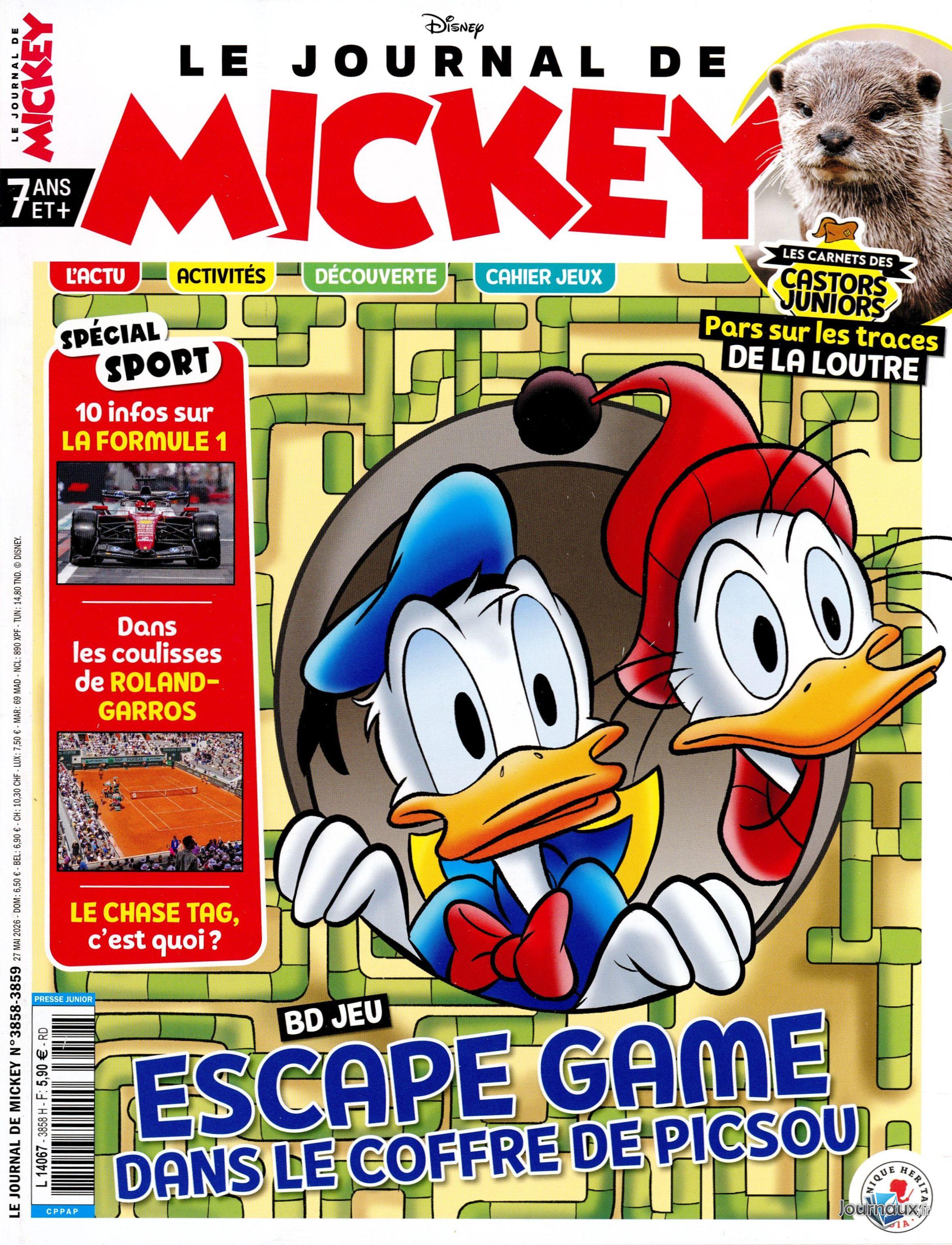 Le Journal de Mickey n° 3858 2026-05-28