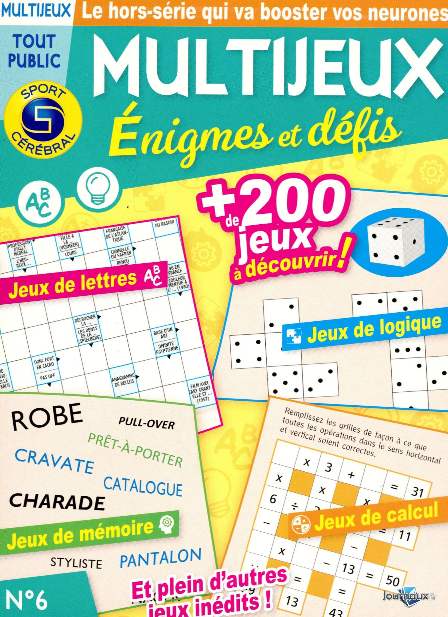 SC Multijeux énigmes et défis  n° 6 2026-07-16