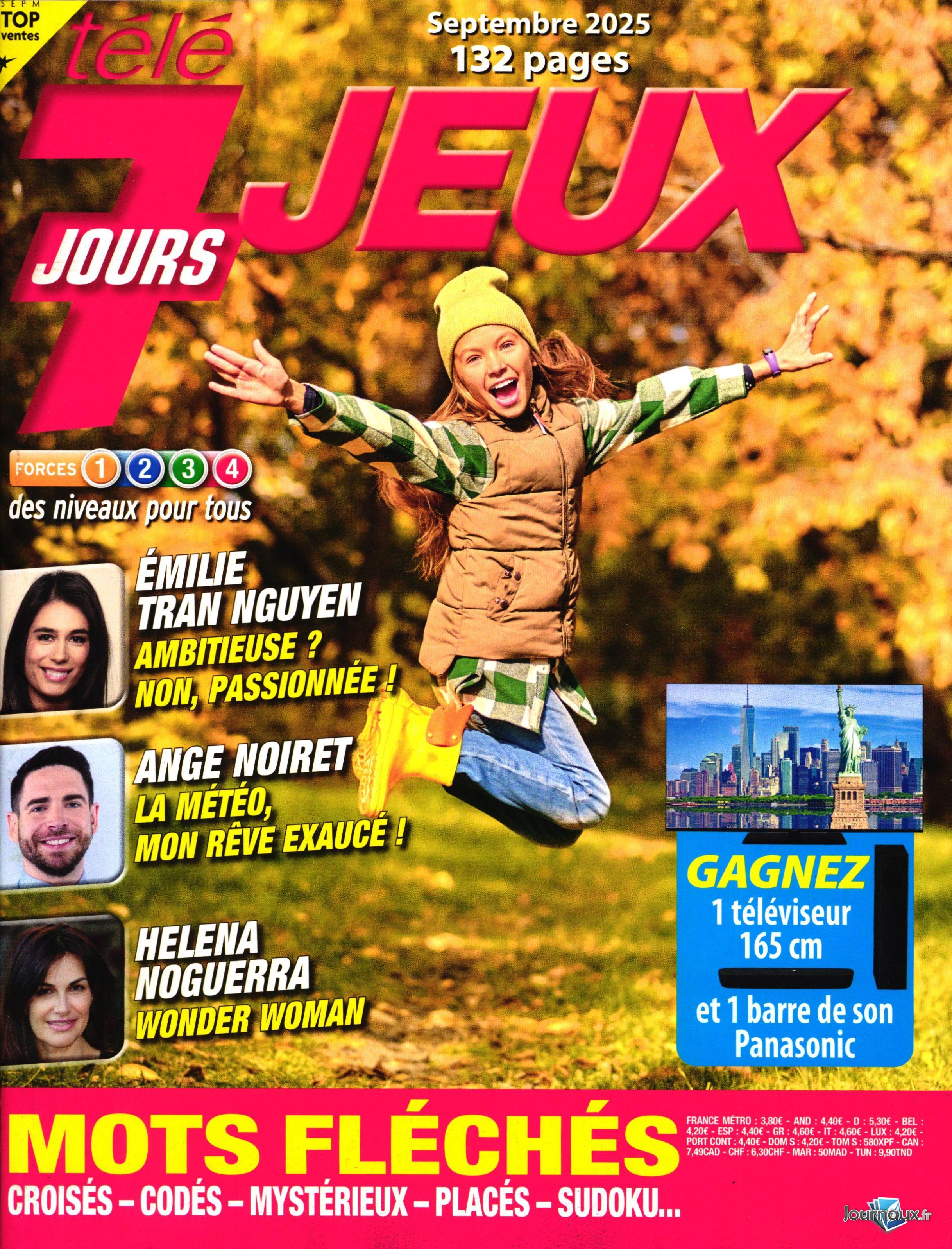 Télé 7 Jeux Inédits + Télé 7 jours Jeux n° 528 2025-09-22