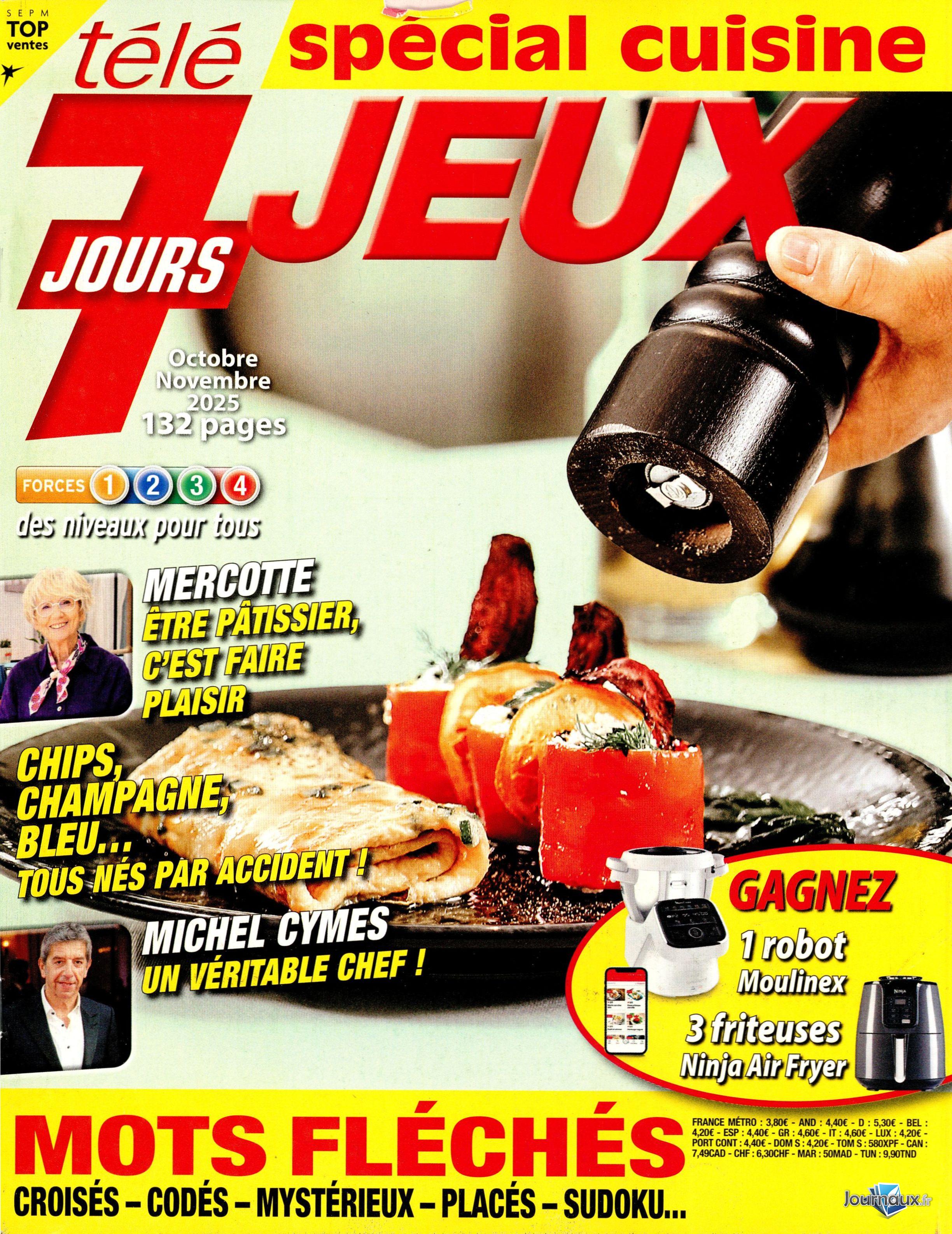 Télé 7 Jeux Inédits + Télé 7 jours Jeux n° 529 2025-10-27