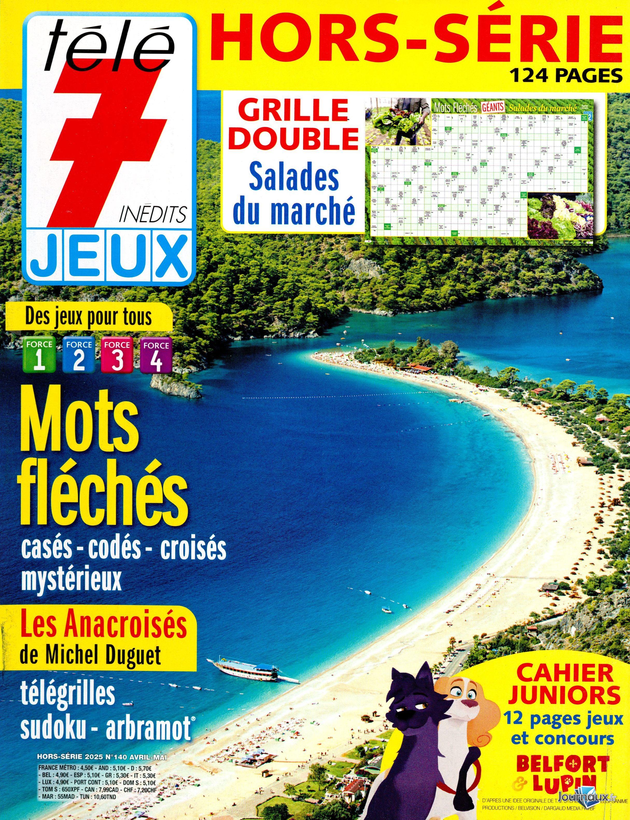Télé 7 Jours Jeux + Télé Jeux Hors-série n° 122 2025-04-25