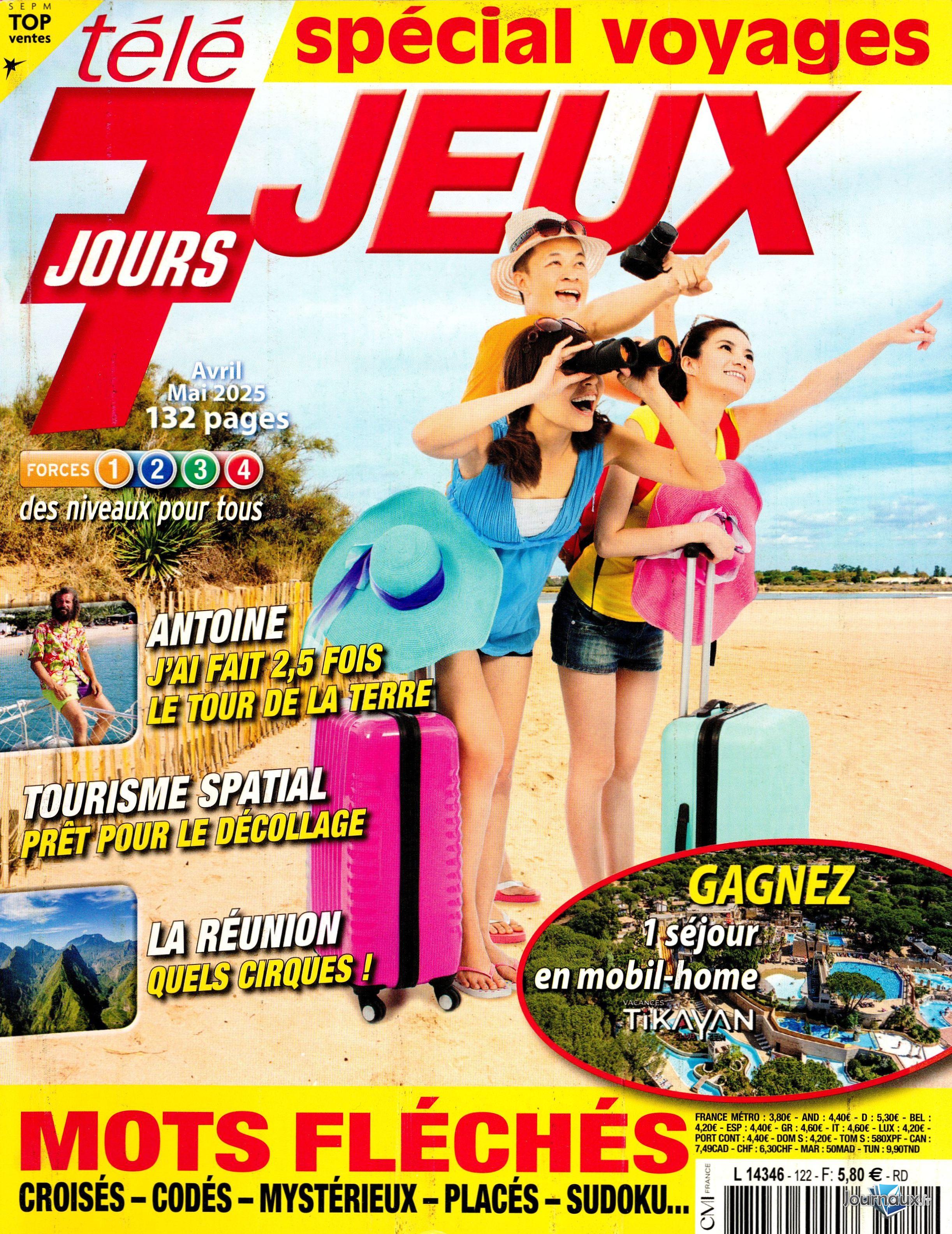 Télé 7 Jours Jeux + Télé Jeux Hors-série n° 122 2025-04-25