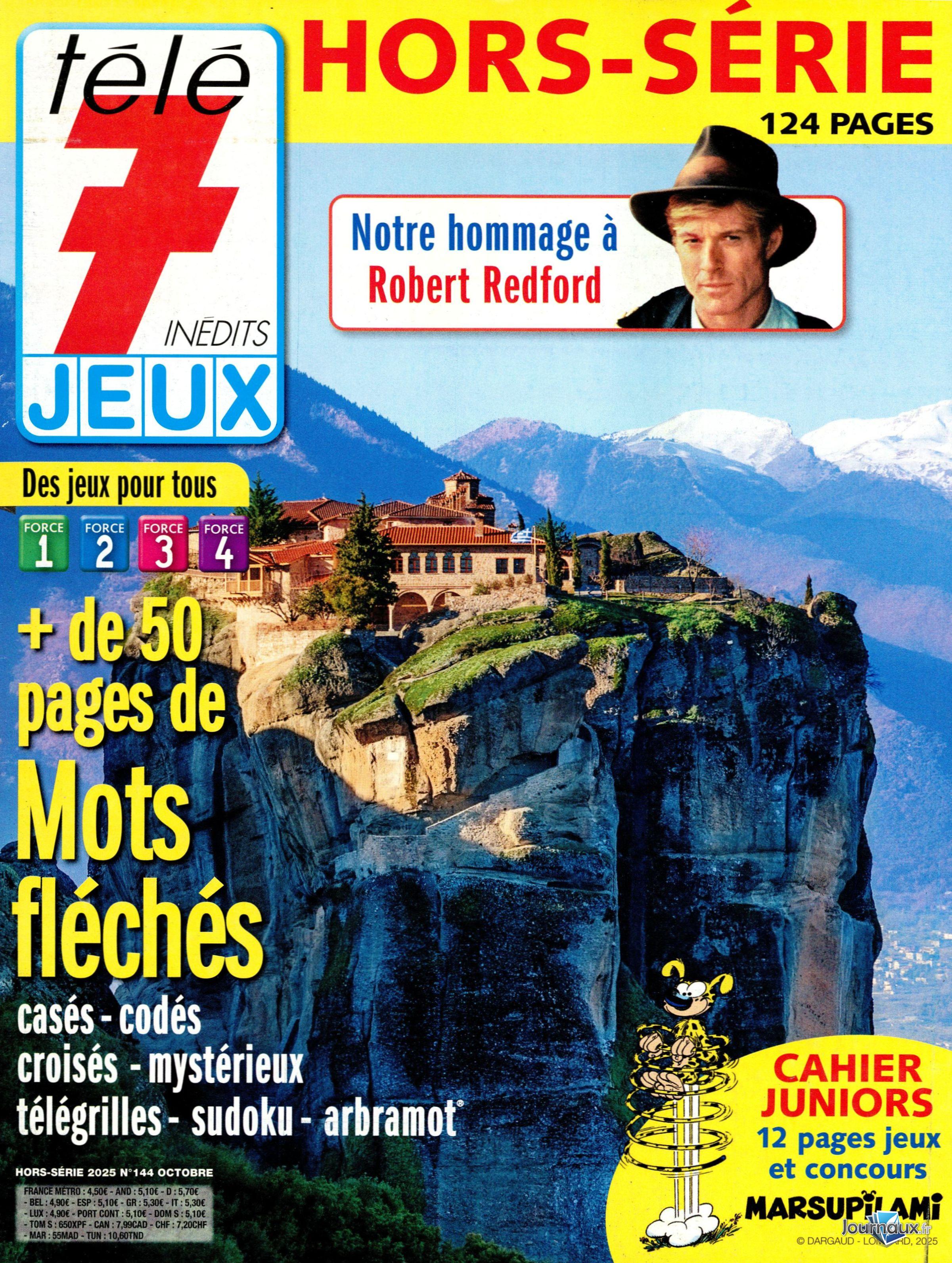 Télé 7 Jours Jeux + Télé Jeux Hors-série n° 126 2025-10-25