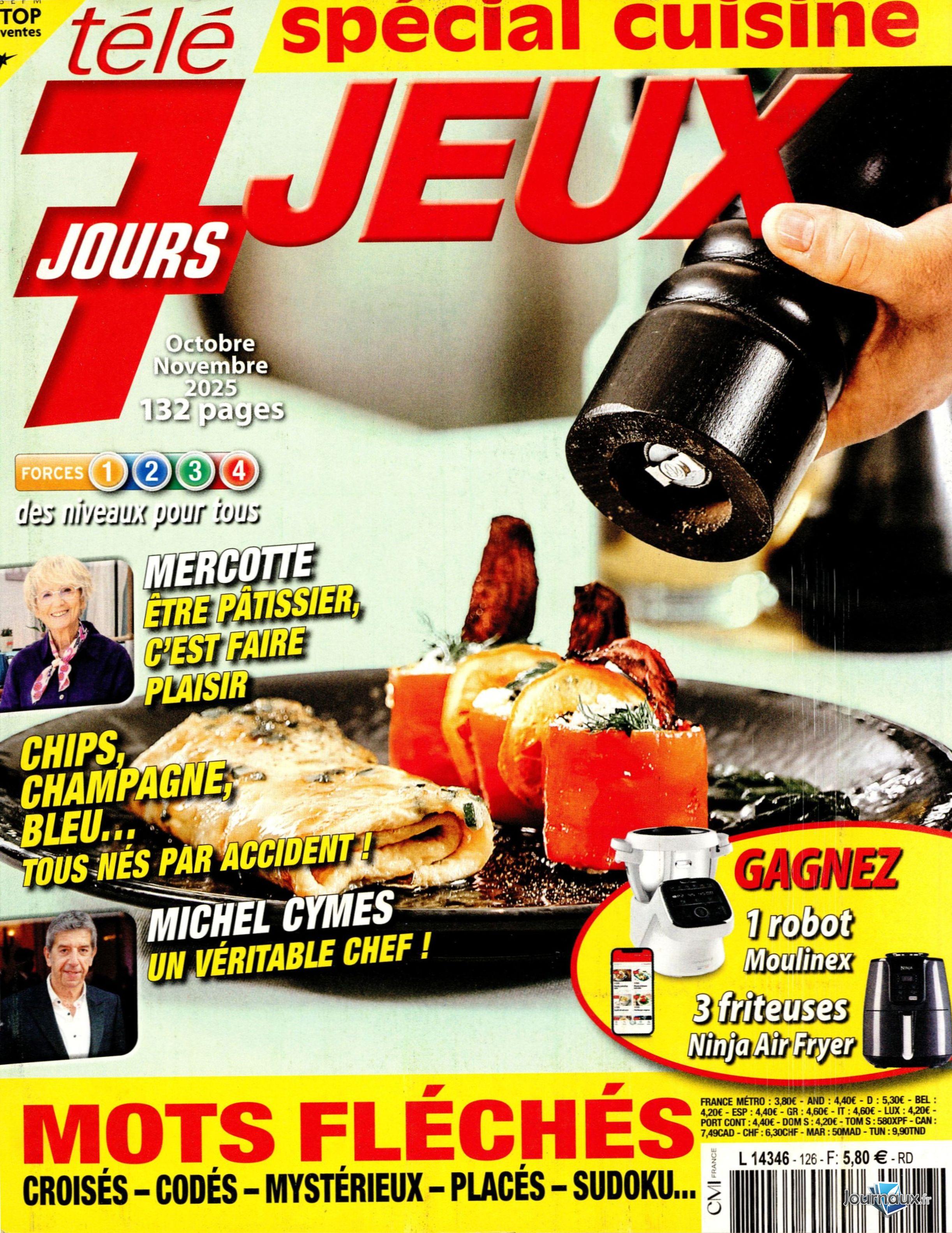 Télé 7 Jours Jeux + Télé Jeux Hors-série n° 126 2025-10-25