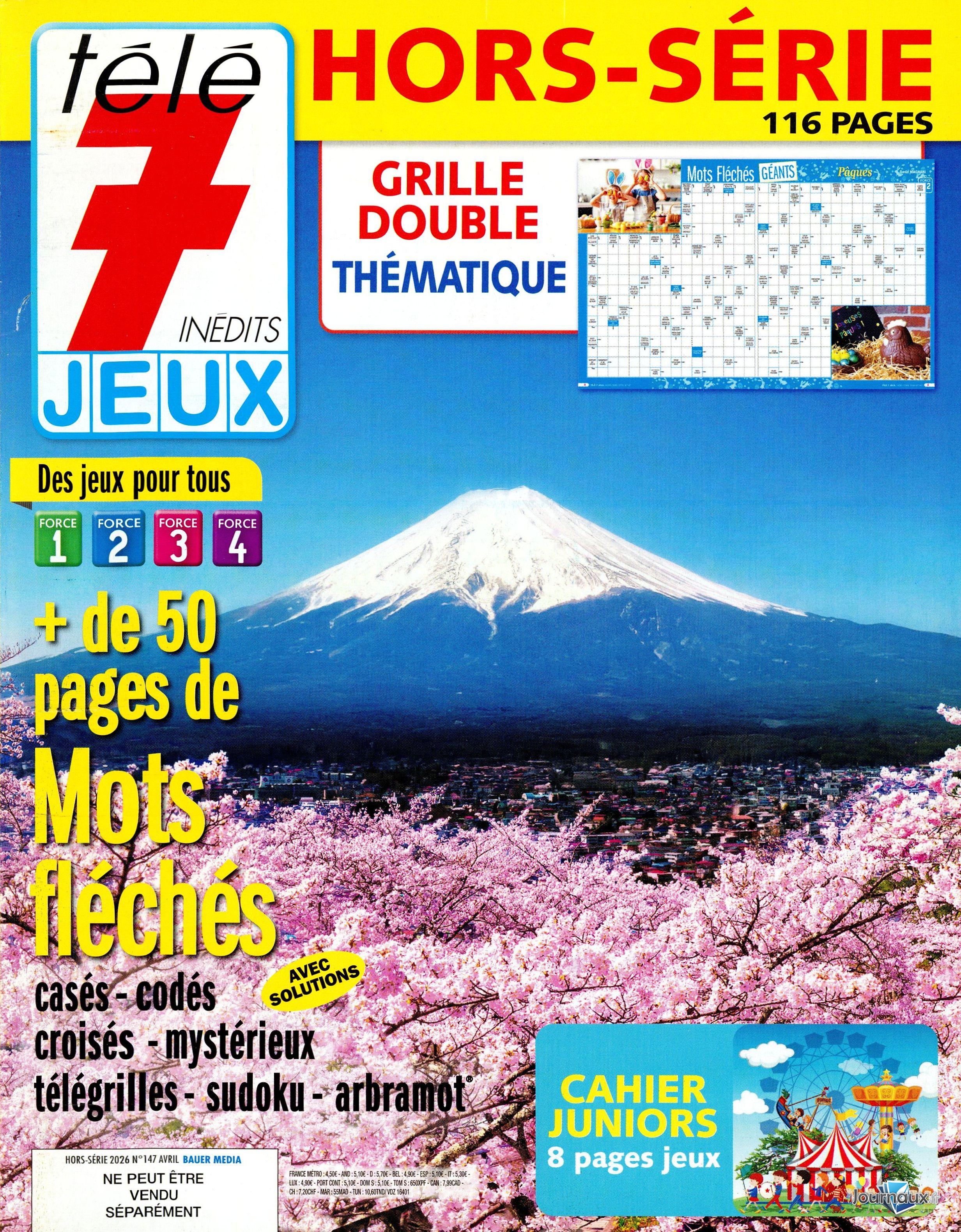 Télé 7 Jours Jeux + Télé Jeux Hors-série n° 130 2026-04-24
