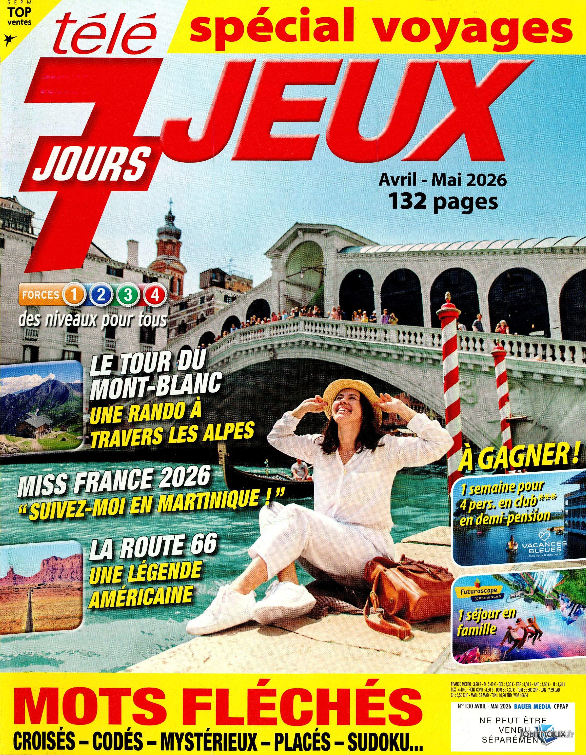 Télé 7 Jours Jeux + Télé Jeux Hors-série n° 130 2026-04-24