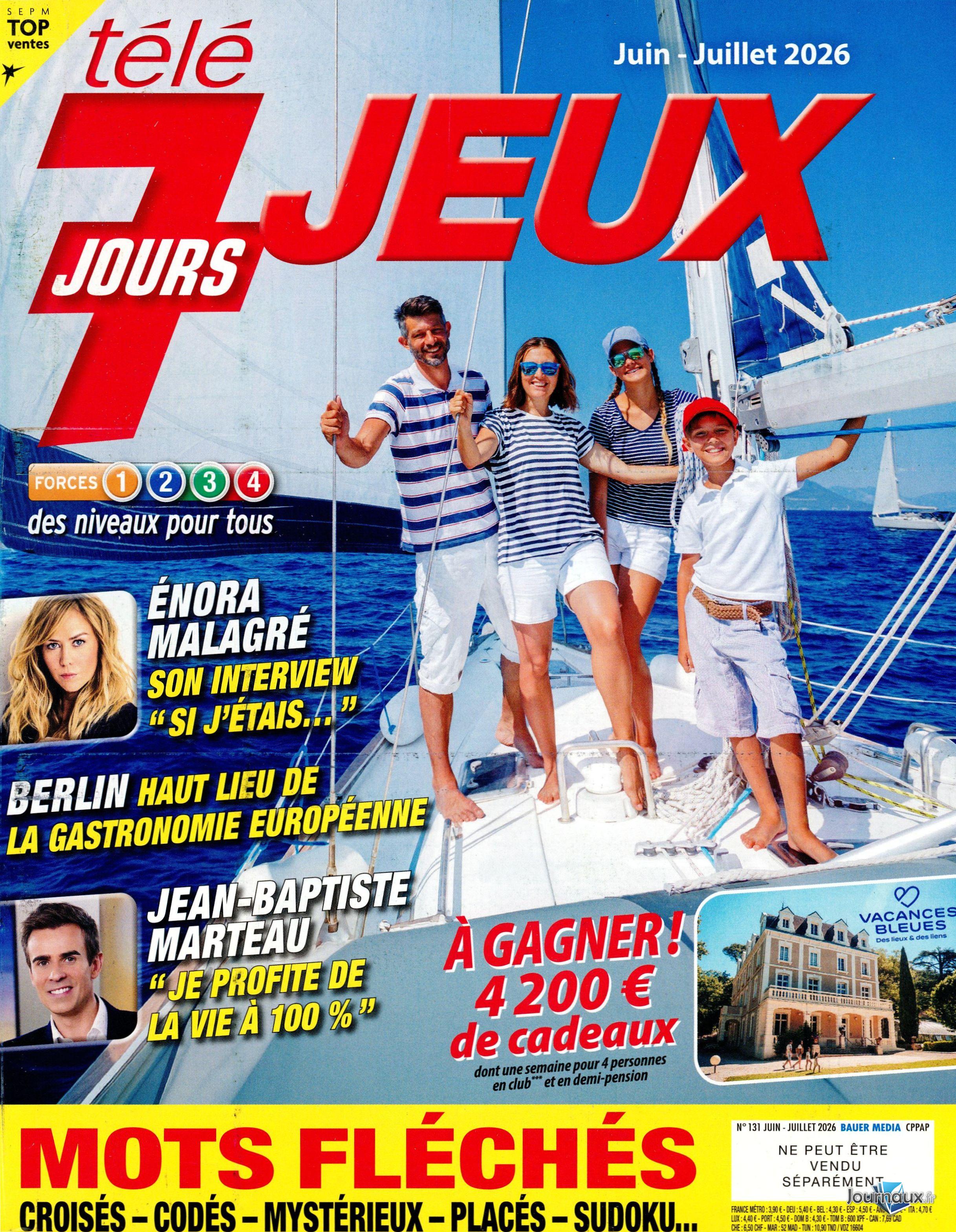 Télé 7 Jours Jeux + Télé Jeux Hors-série n° 131 2026-06-30