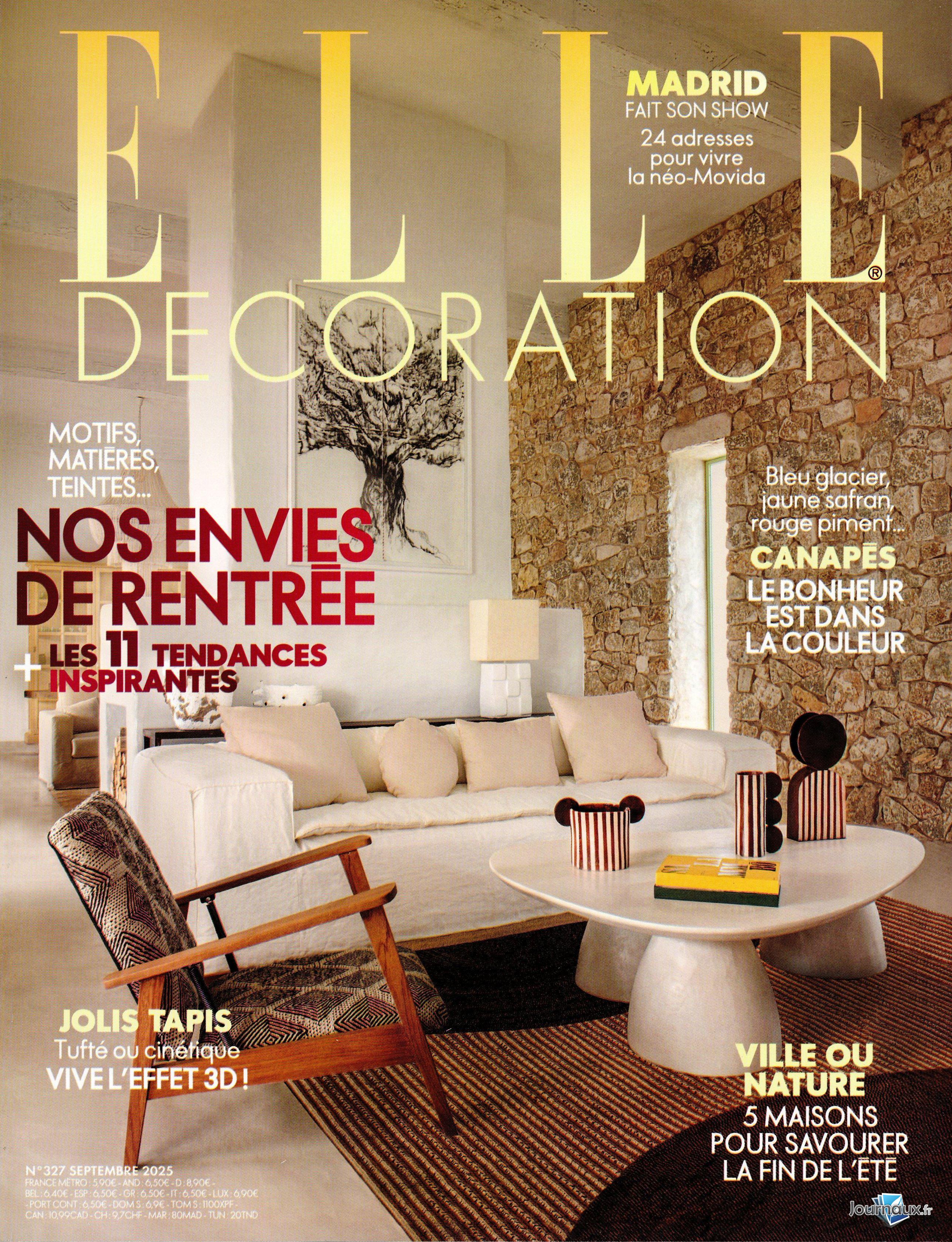 Art & Décoration + Elle Décoration n° 597 2025-08-28