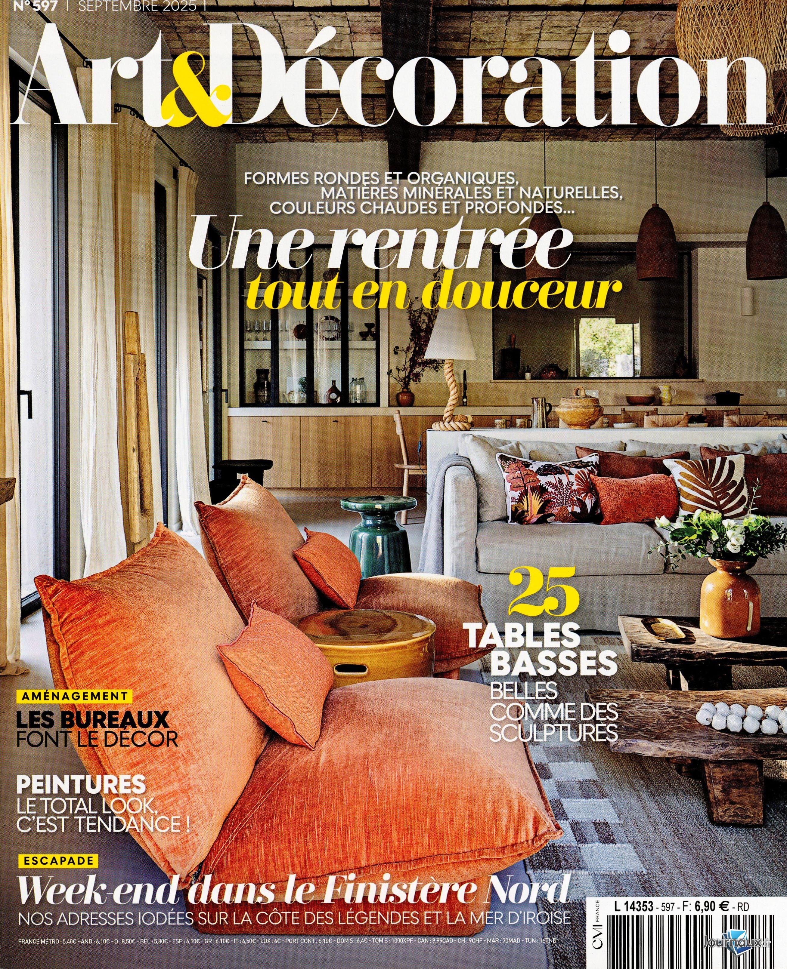 Art & Décoration + Elle Décoration n° 597 2025-08-28