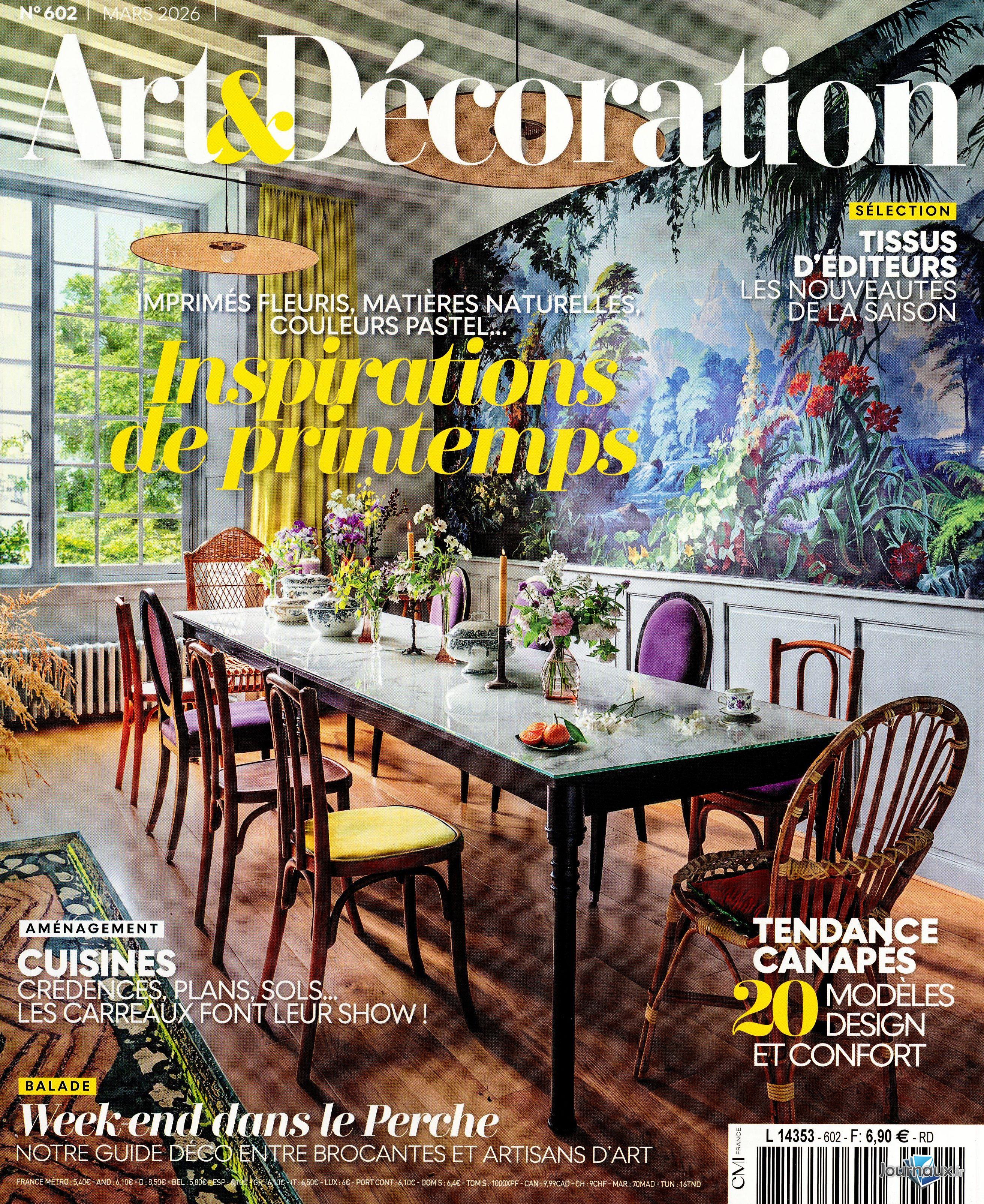 Art & Décoration + Elle Décoration n° 602 2026-03-19