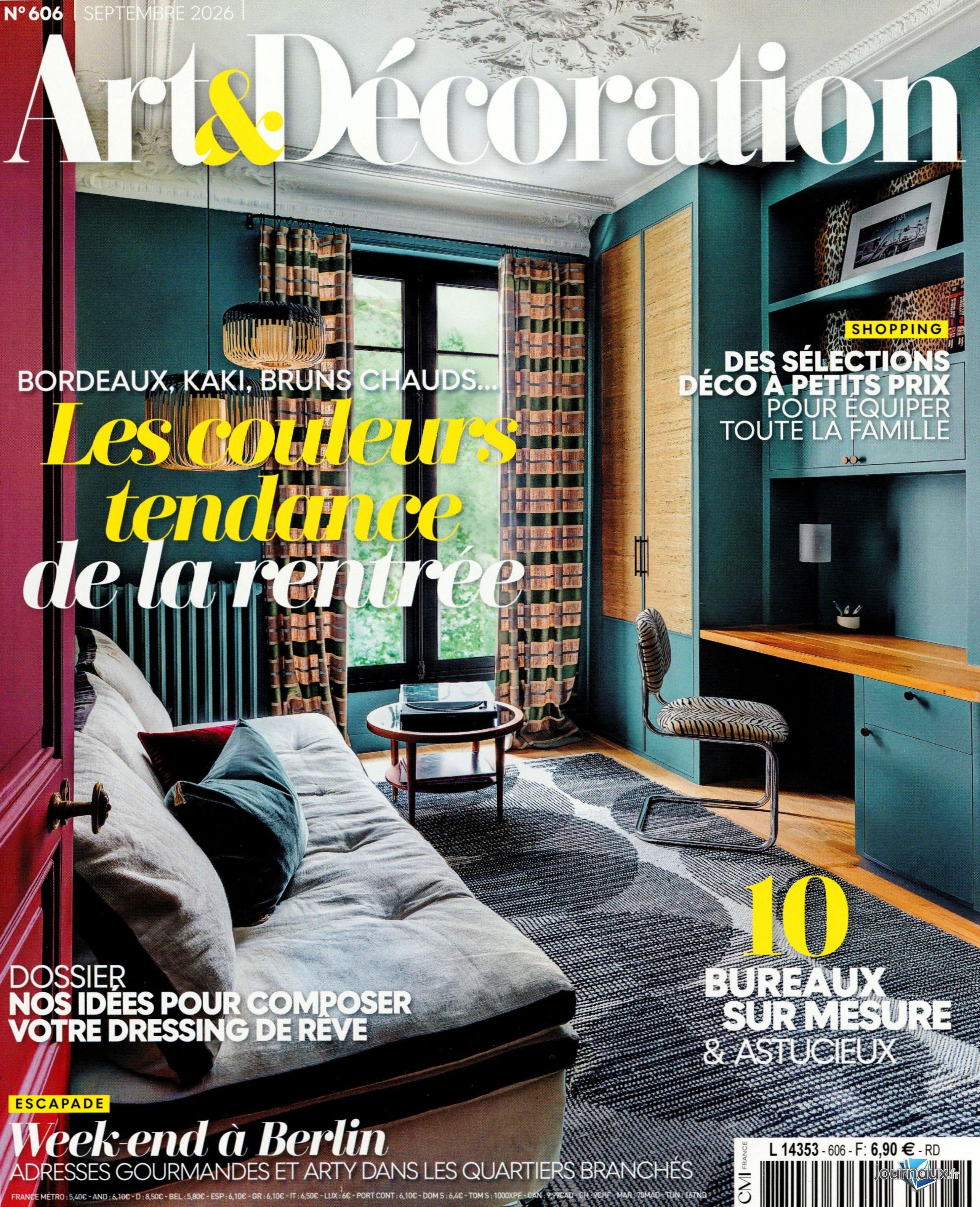 Art & Décoration + Elle Décoration n° 606 2026-08-27