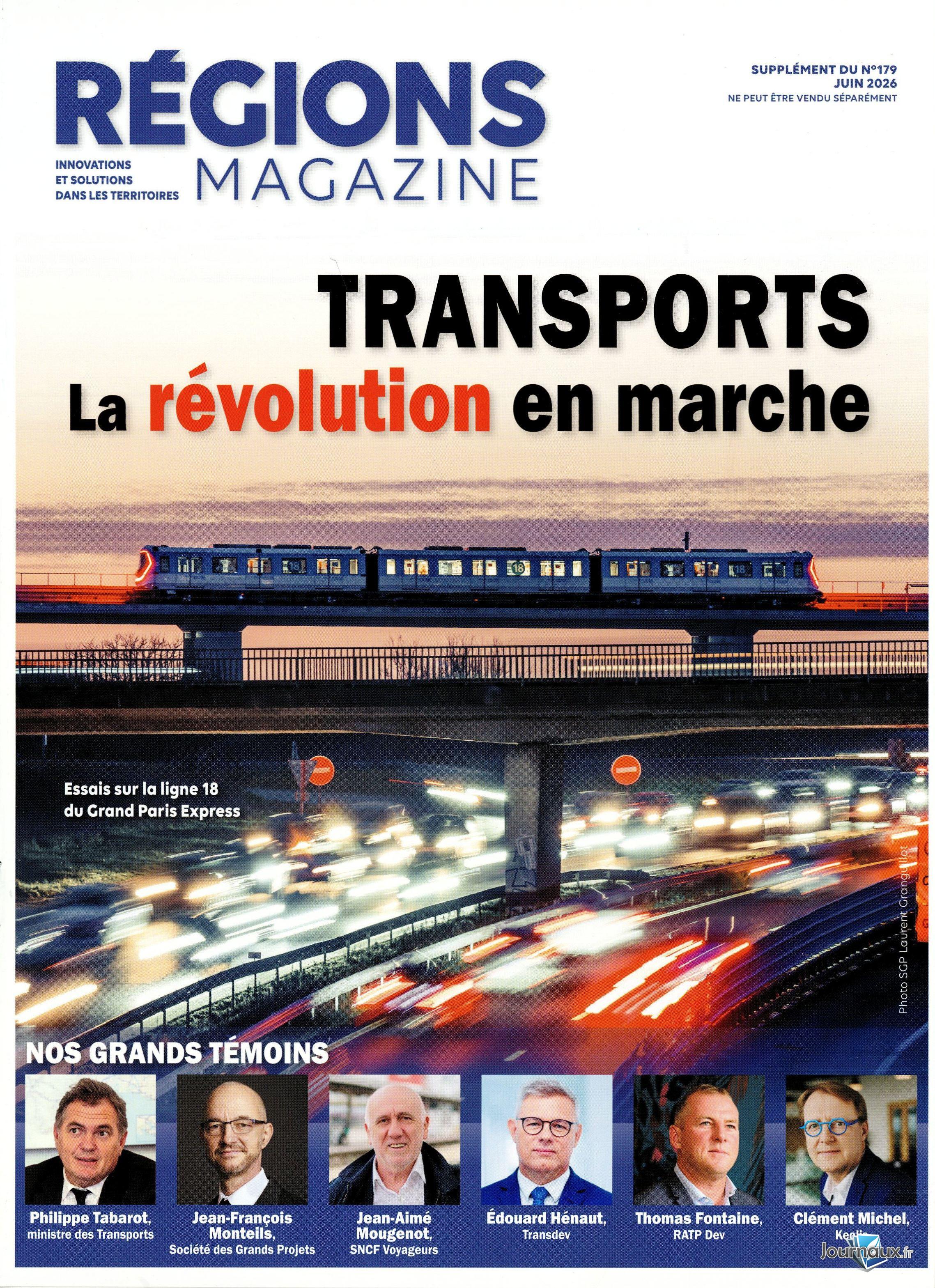 Régions Magazine n° 179 2026-06-18