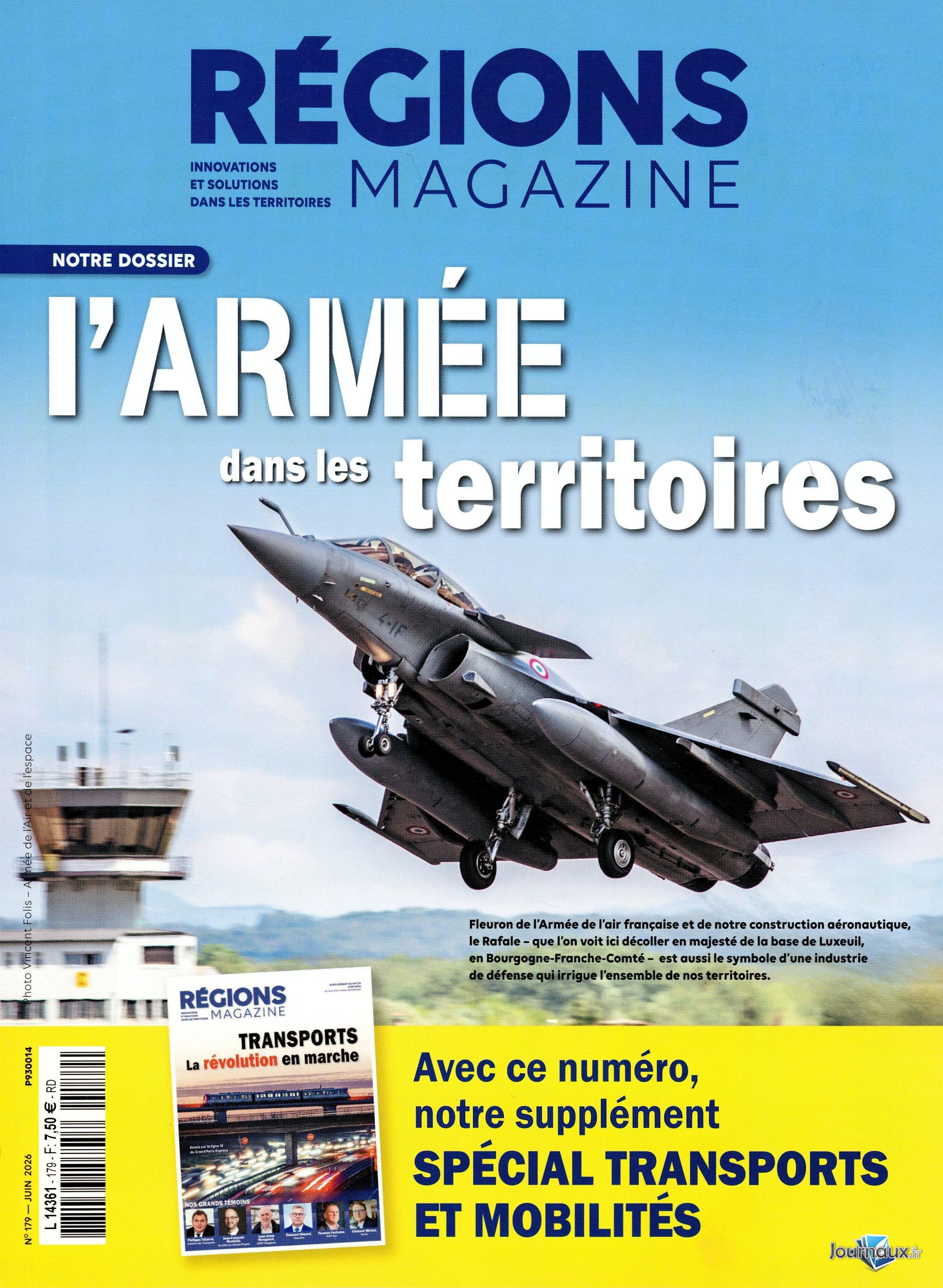 Régions Magazine n° 179 2026-06-18