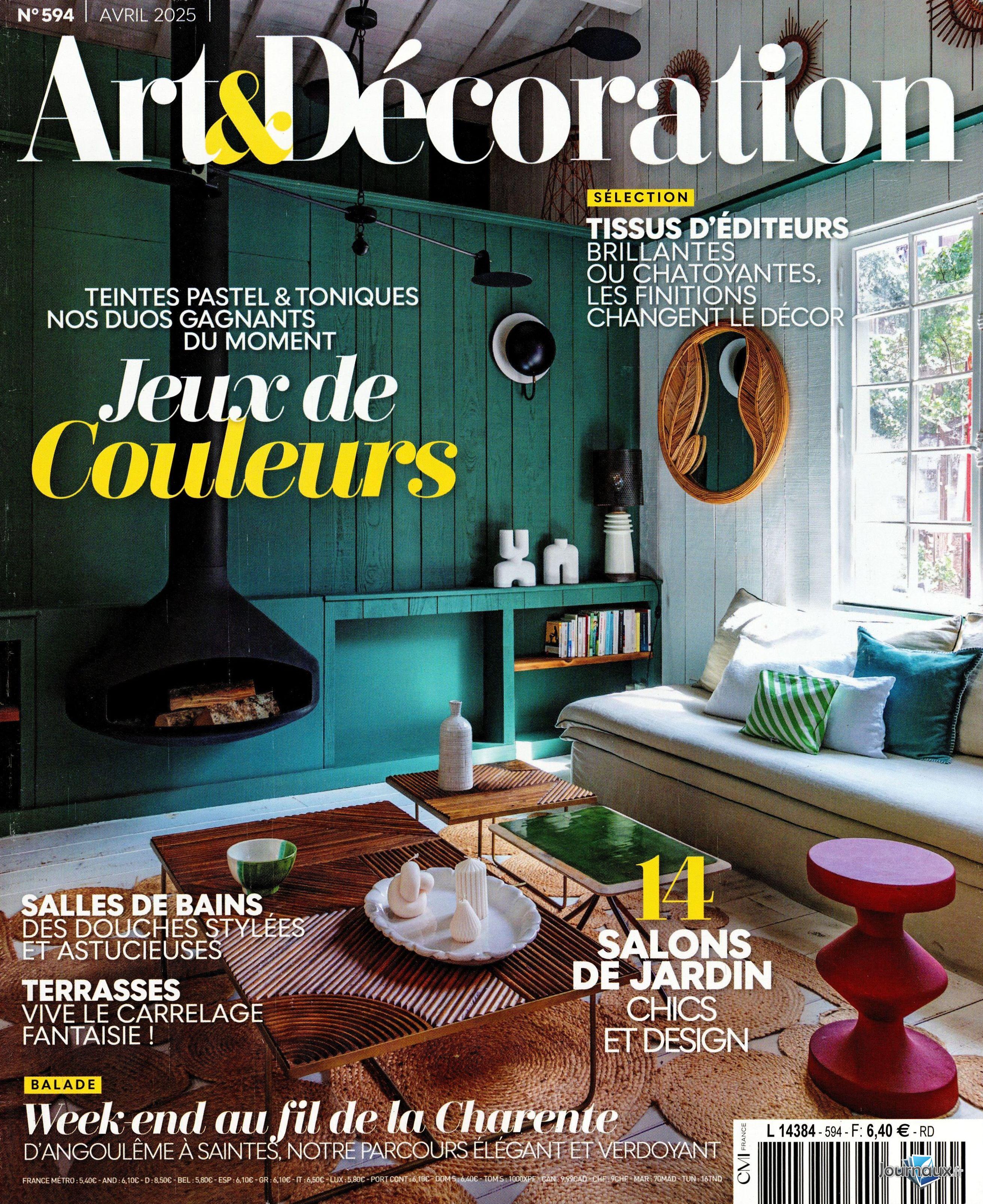 Art & Décoration + Elle à Table n° 594 2025-04-17