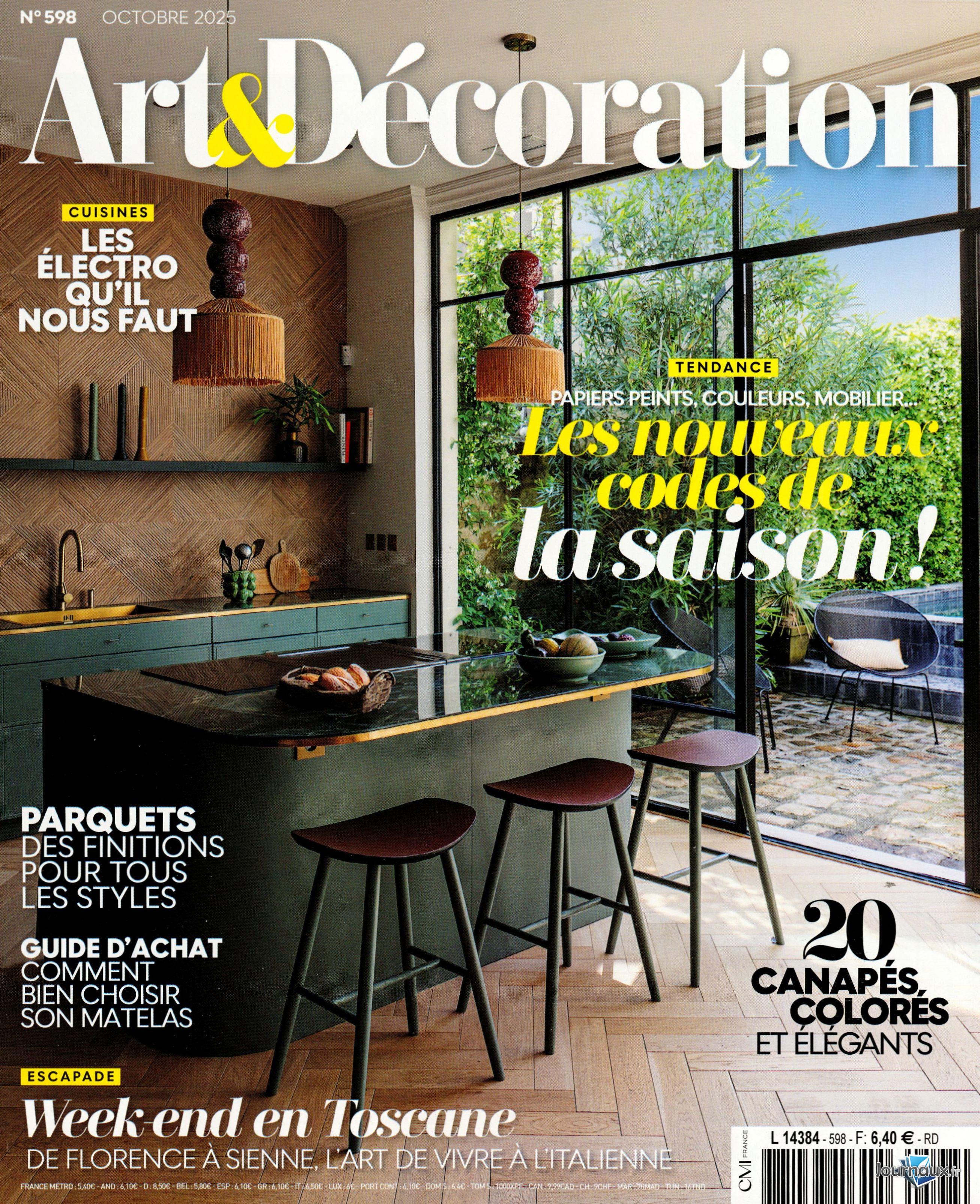 Art & Décoration + Elle à Table n° 598 2025-09-26