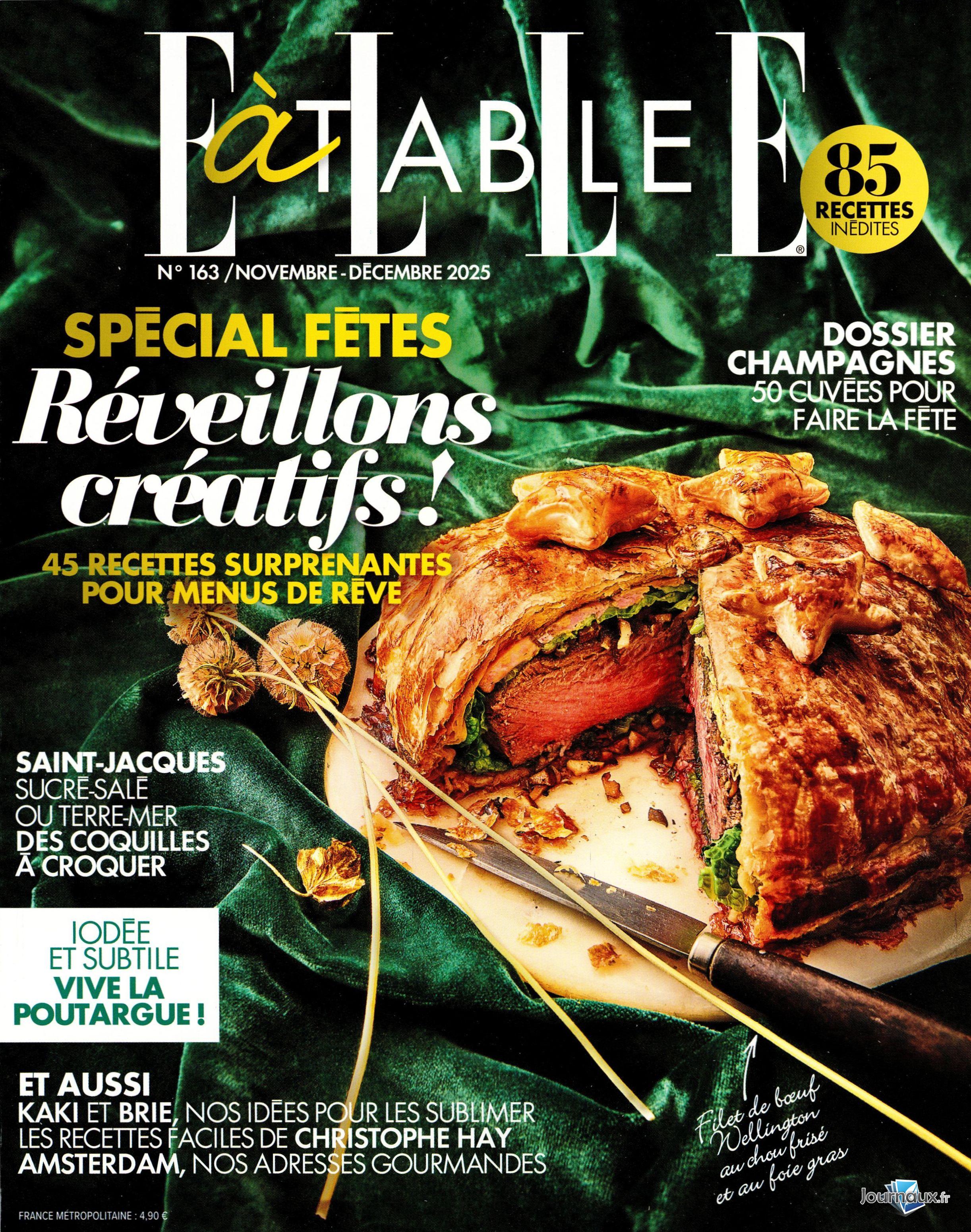 Art & Décoration + Elle à Table n° 600 2025-12-05