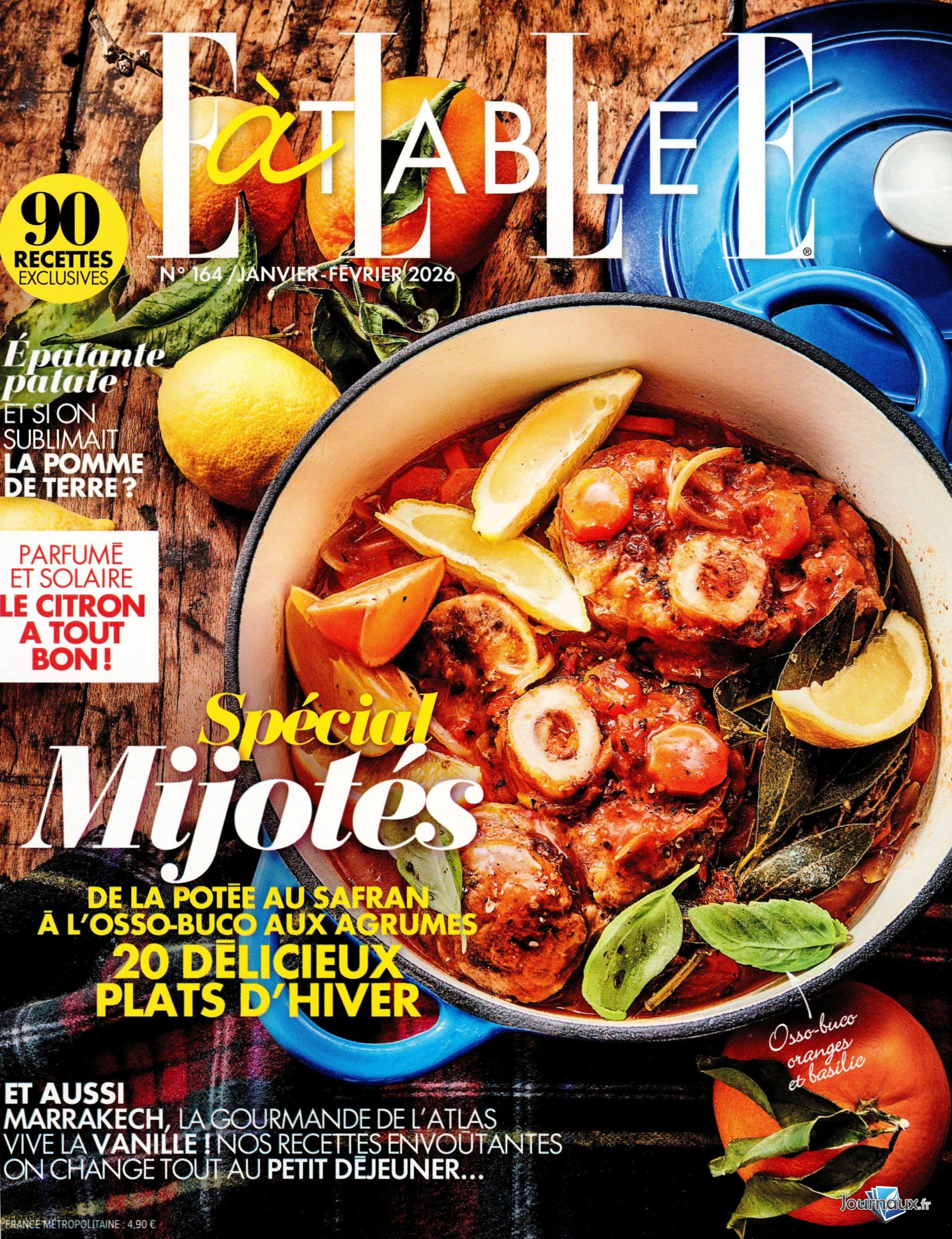 Art & Décoration + Elle à Table n° 601 2026-01-16