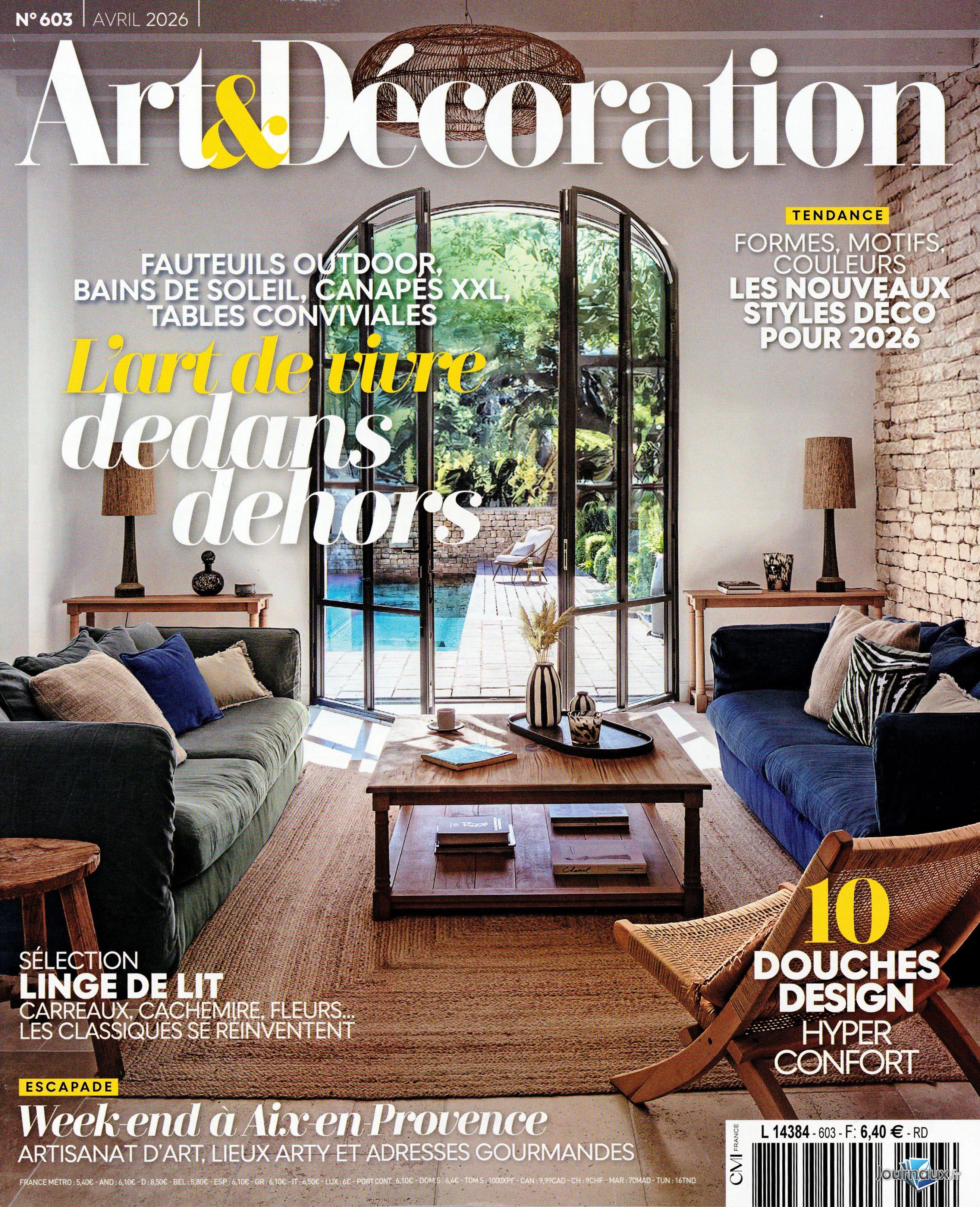 Art & Décoration + Elle à Table n° 603 2026-04-17