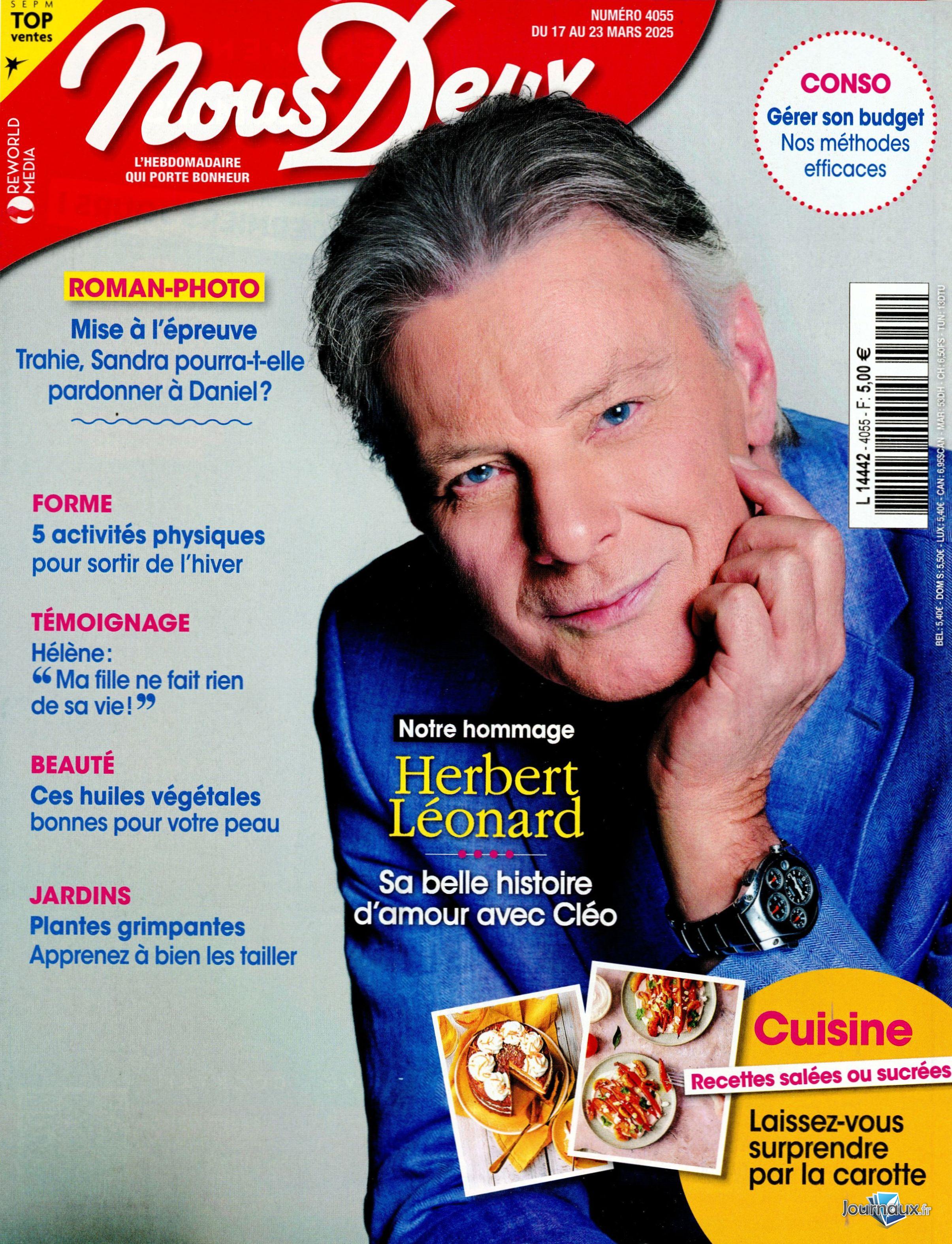 Nous Deux + Livre n° 4055 2025-03-17
