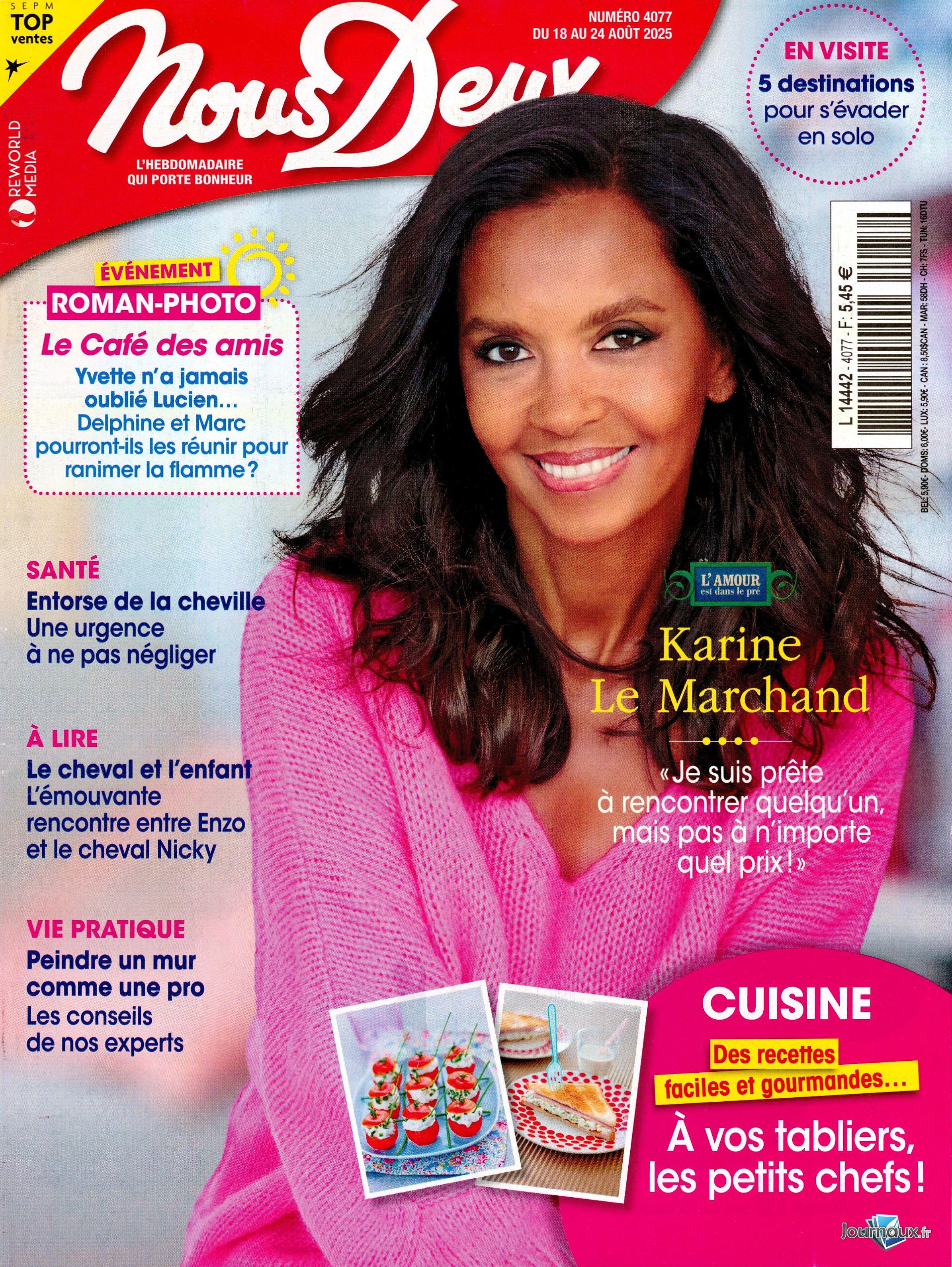 Nous Deux + Livre n° 4077 2025-08-18