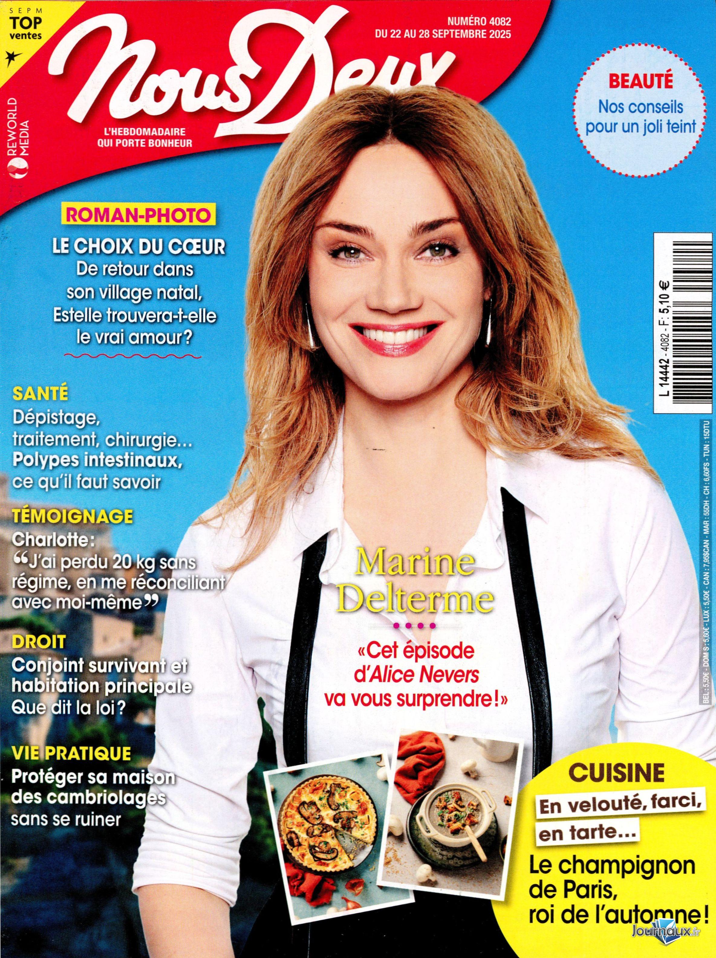 Nous Deux + Livre n° 4082 2025-09-22