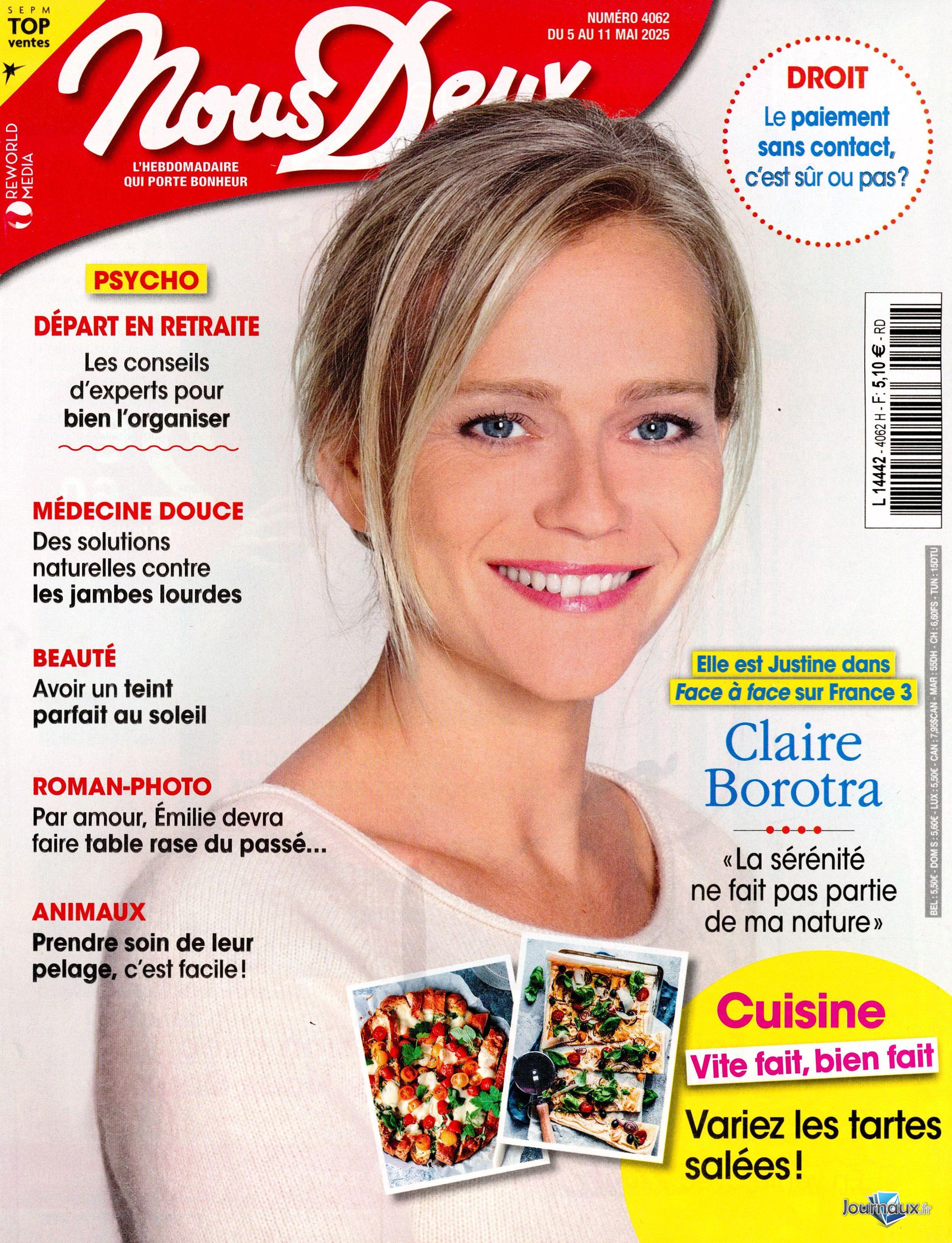 Nous Deux + Livre  n° 4062 2025-05-05