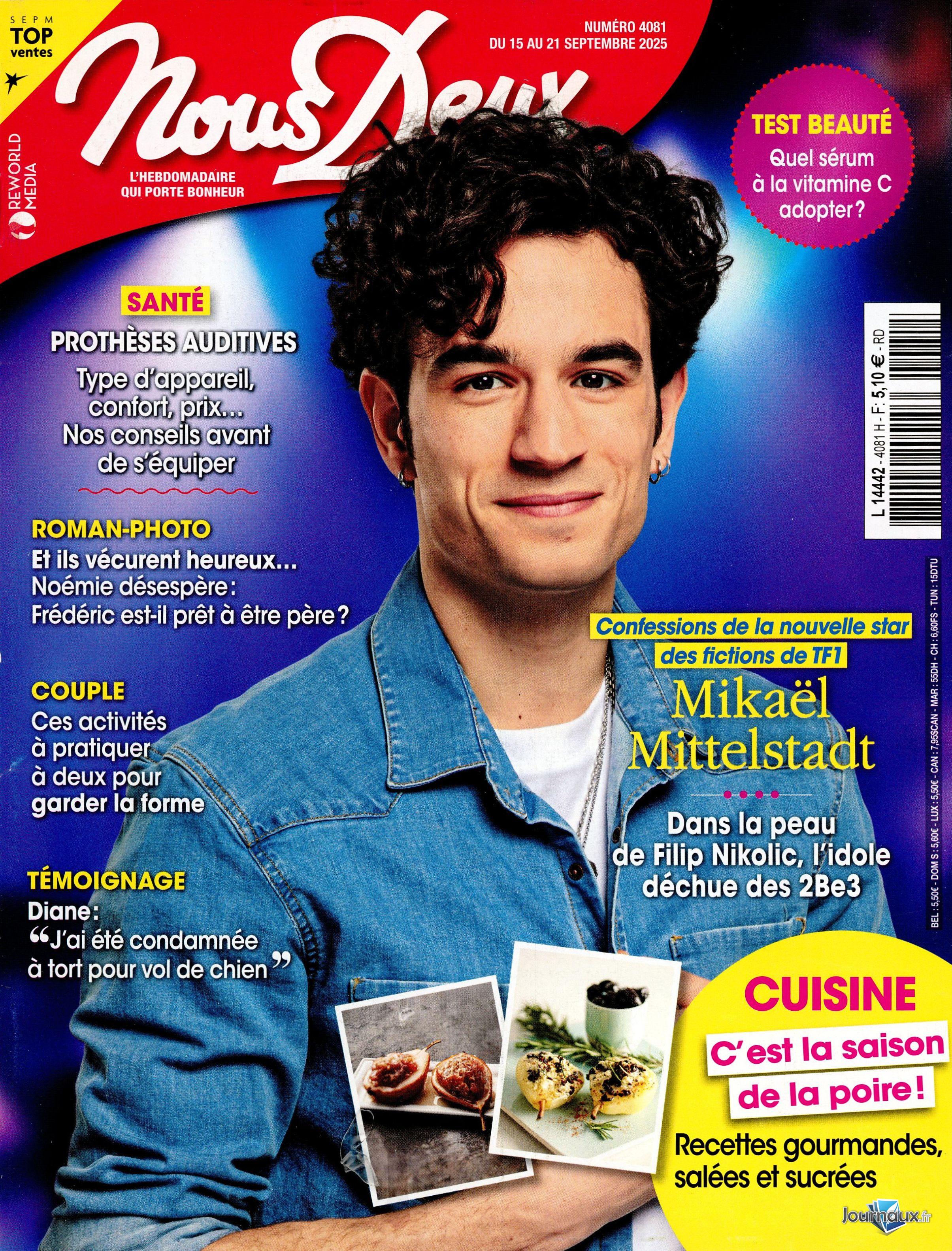 Nous Deux + Livre  n° 4081 2025-09-15