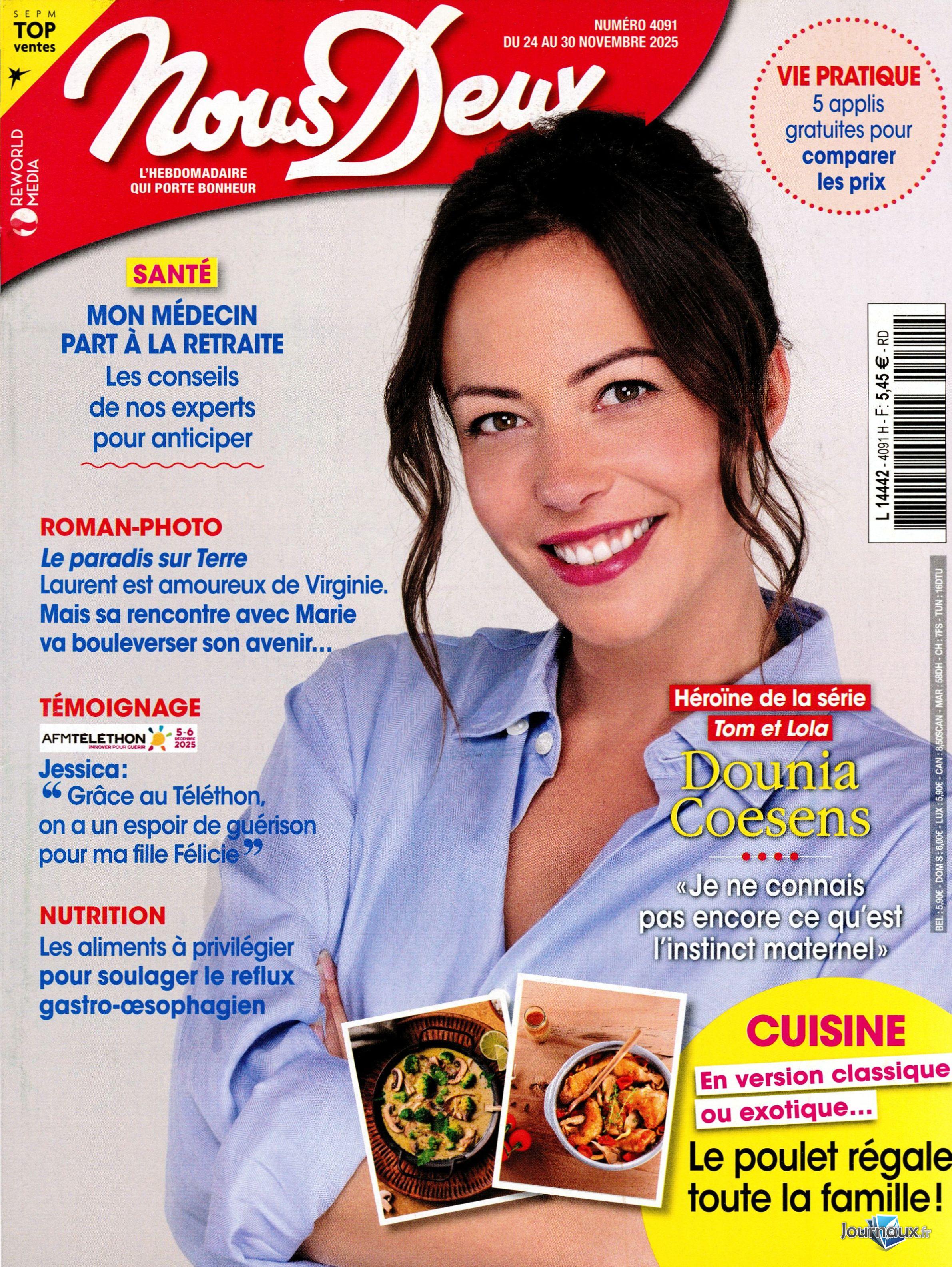 Nous Deux + Livre n° 4091 2025-11-24