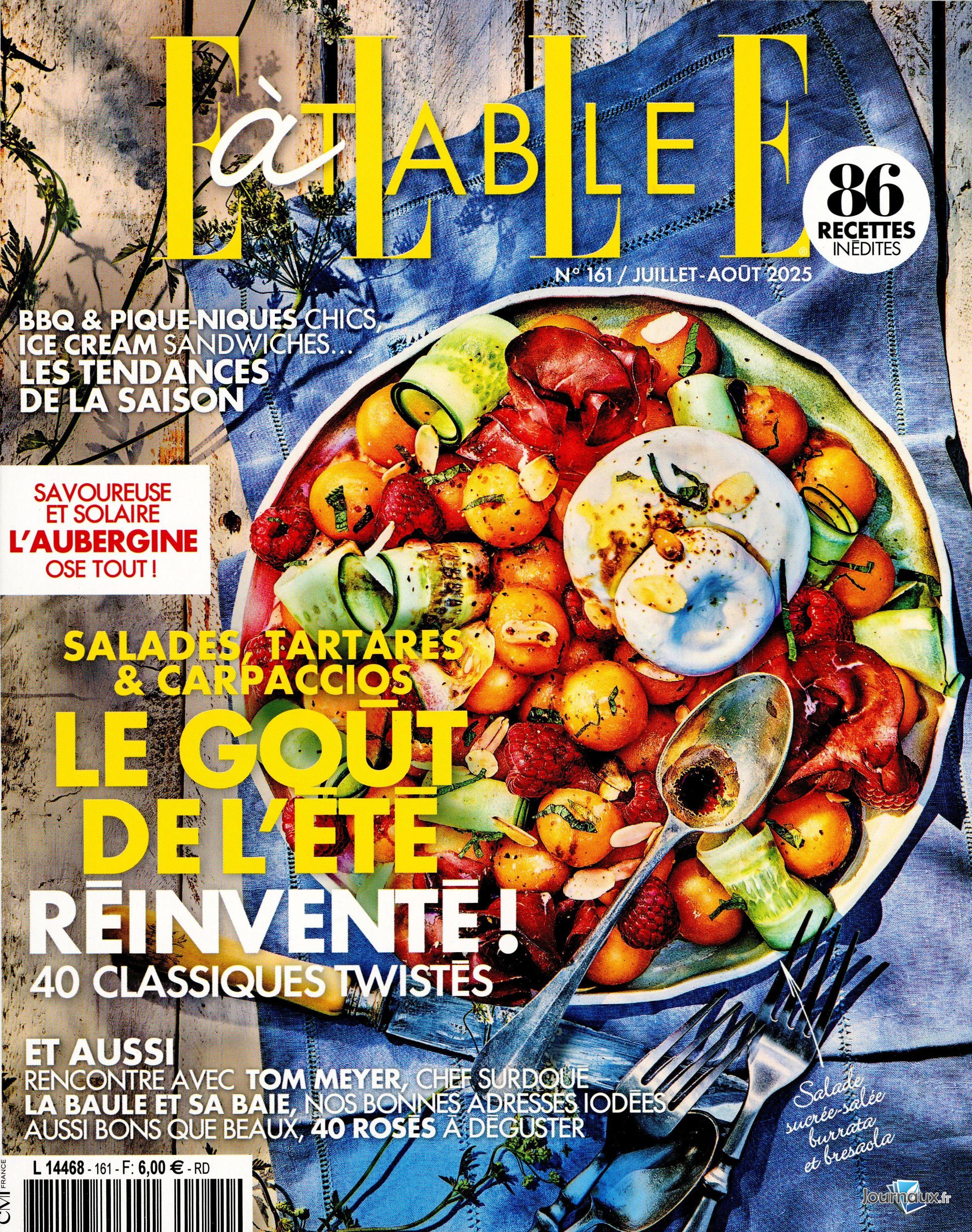 Elle à Table + Livre n° 161 2025-06-27