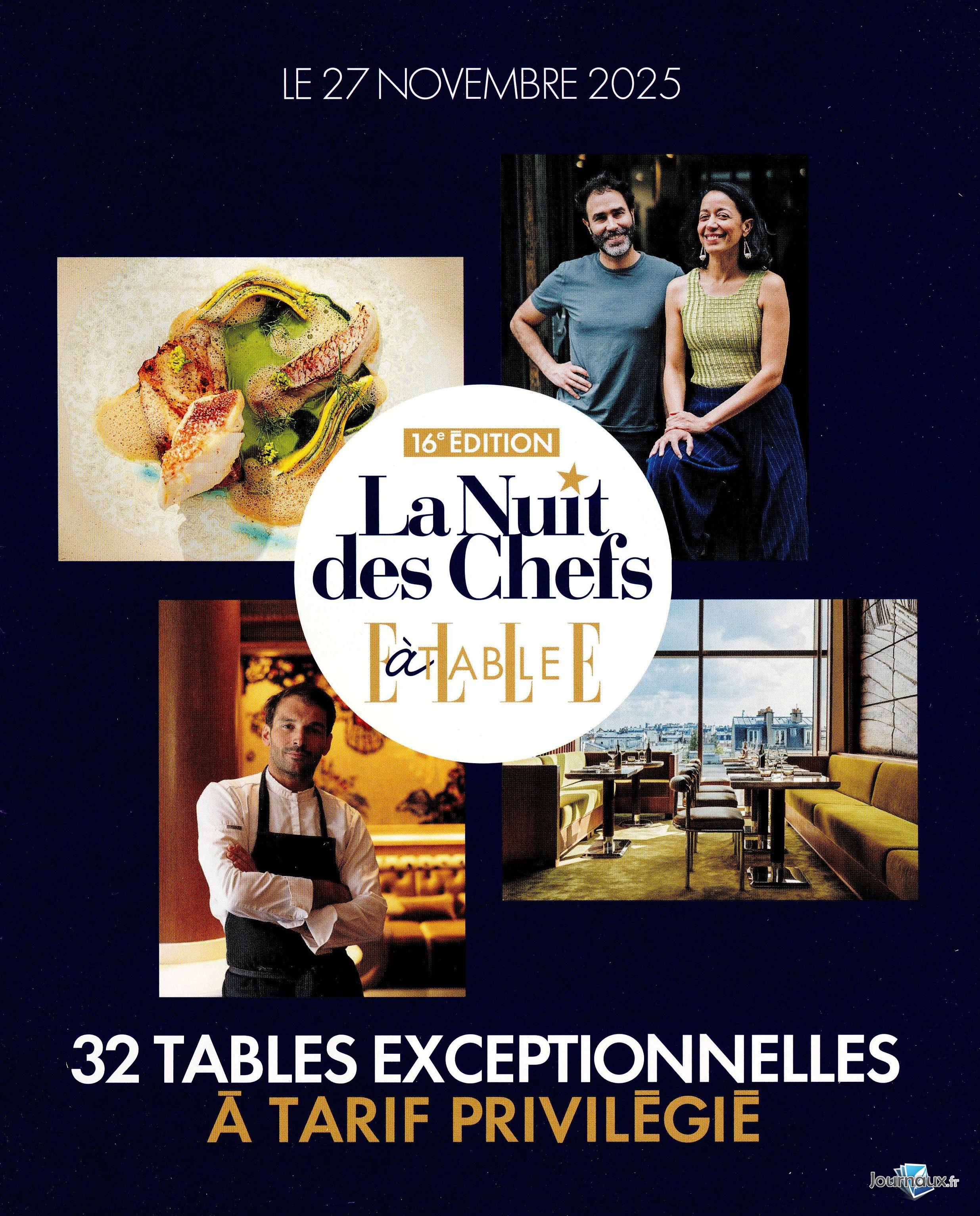 Elle à Table + Livre n° 163 2025-11-14