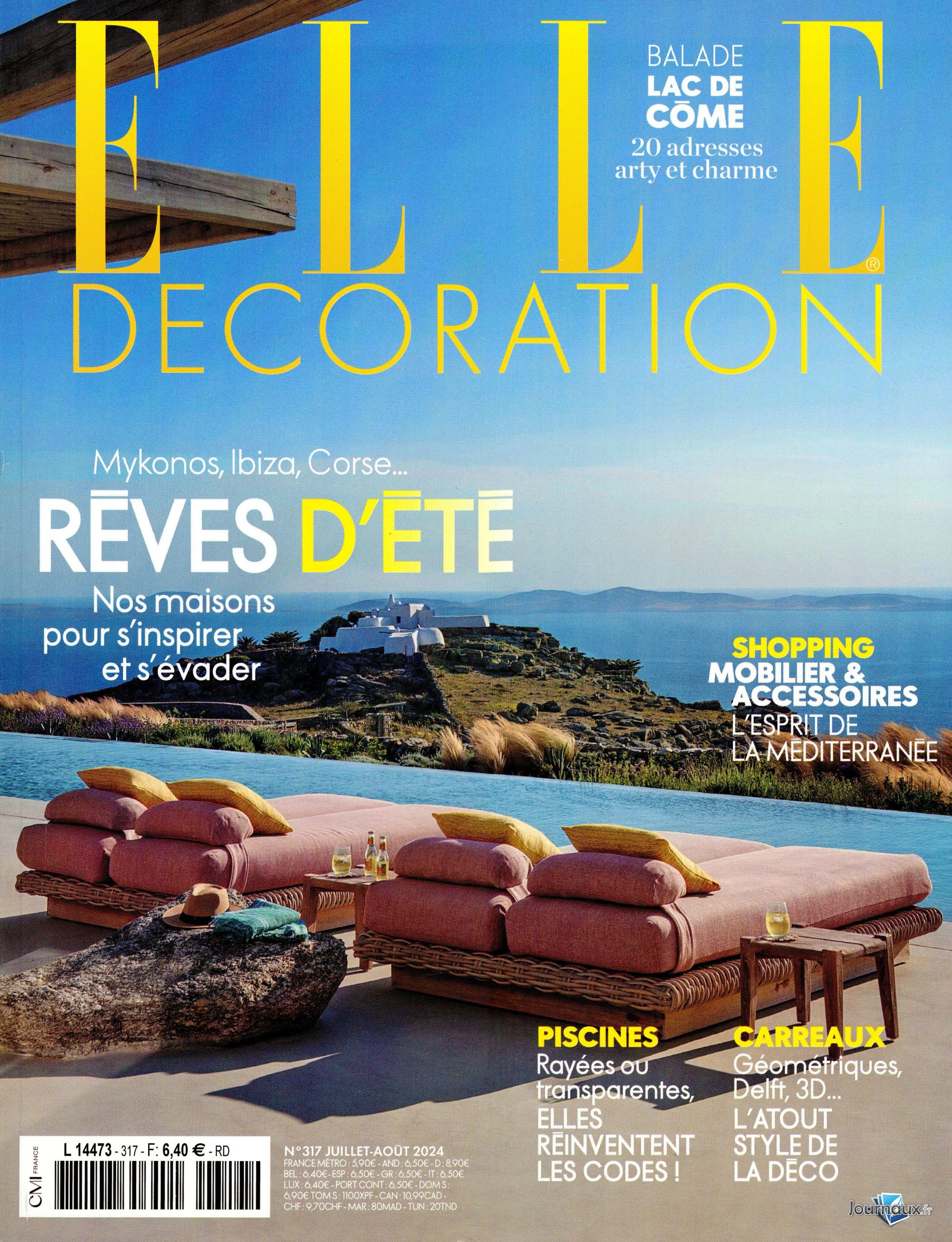 Elle Décoration + Elle à Table n° 317 2024-07-12