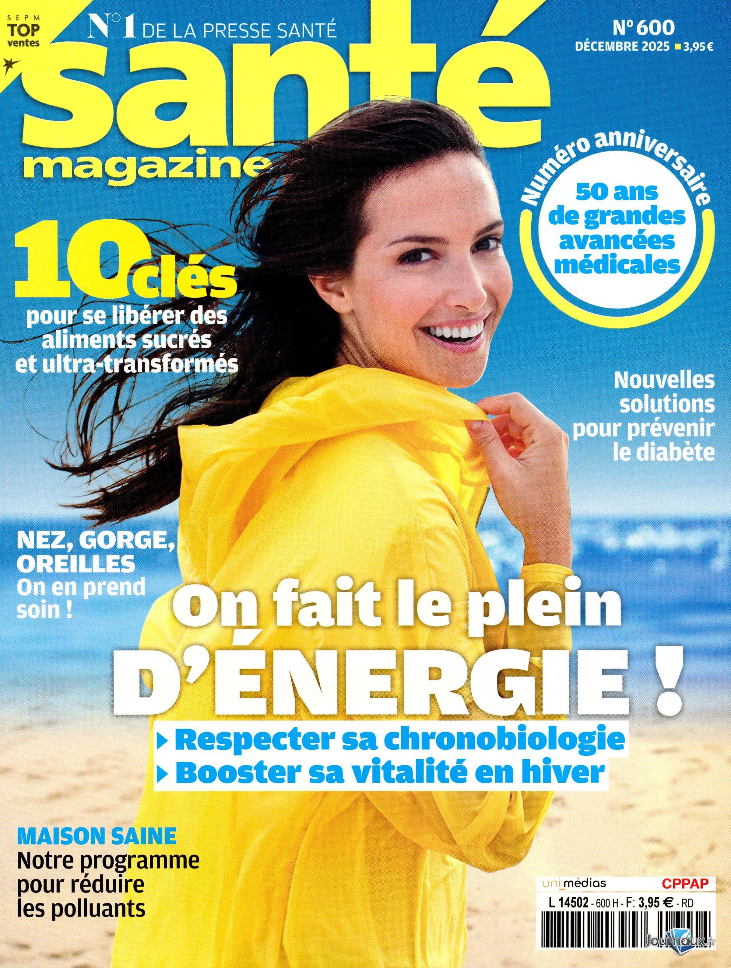 Santé Magazine + +de Pep's Magazine n° 600 2025-11-05
