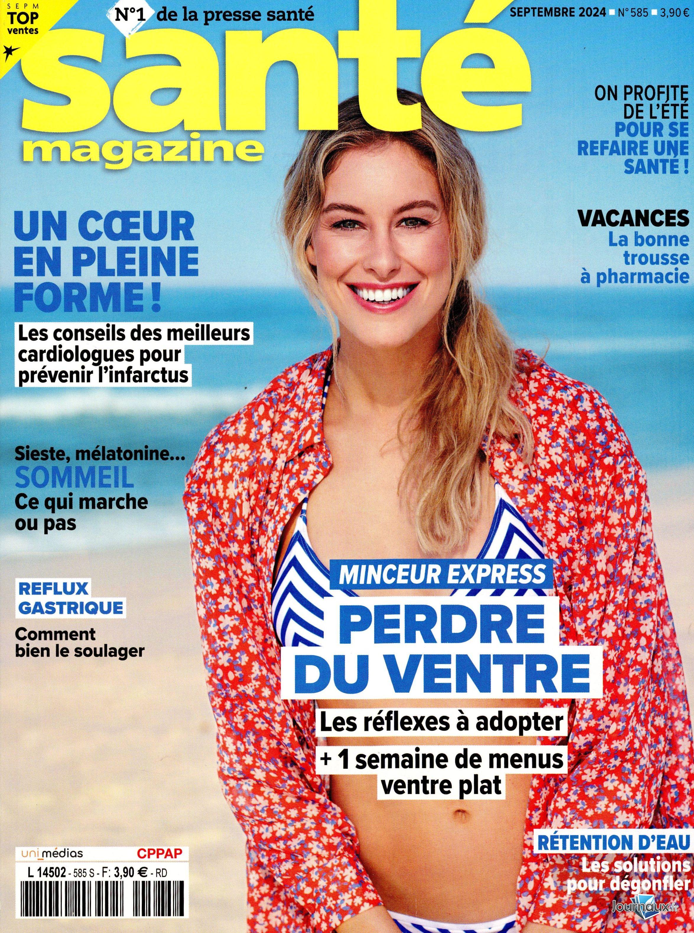 Santé Magazine + + de Pep's n° 585 2024-07-31