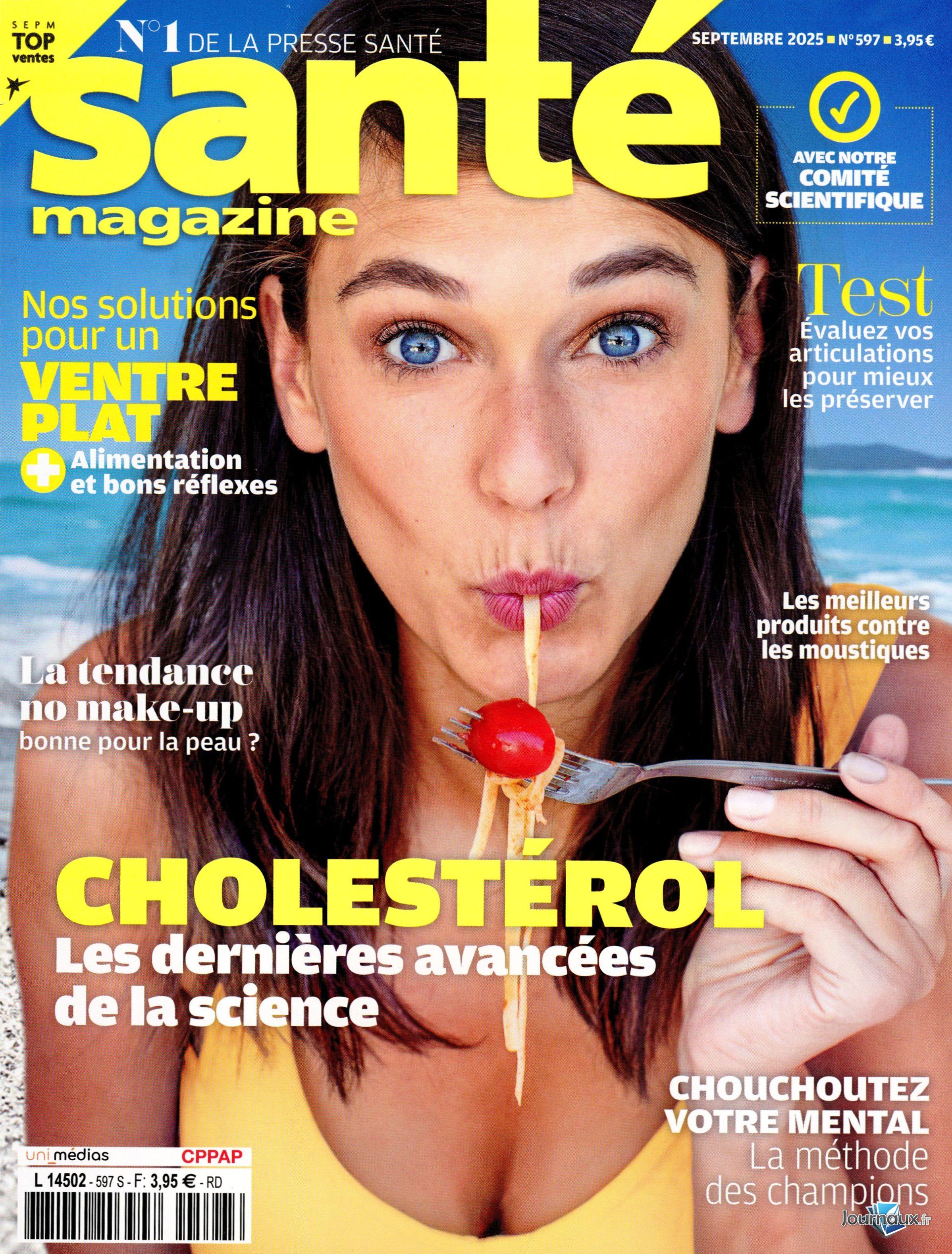 Santé Magazine + + de Pep's n° 597 2025-07-31