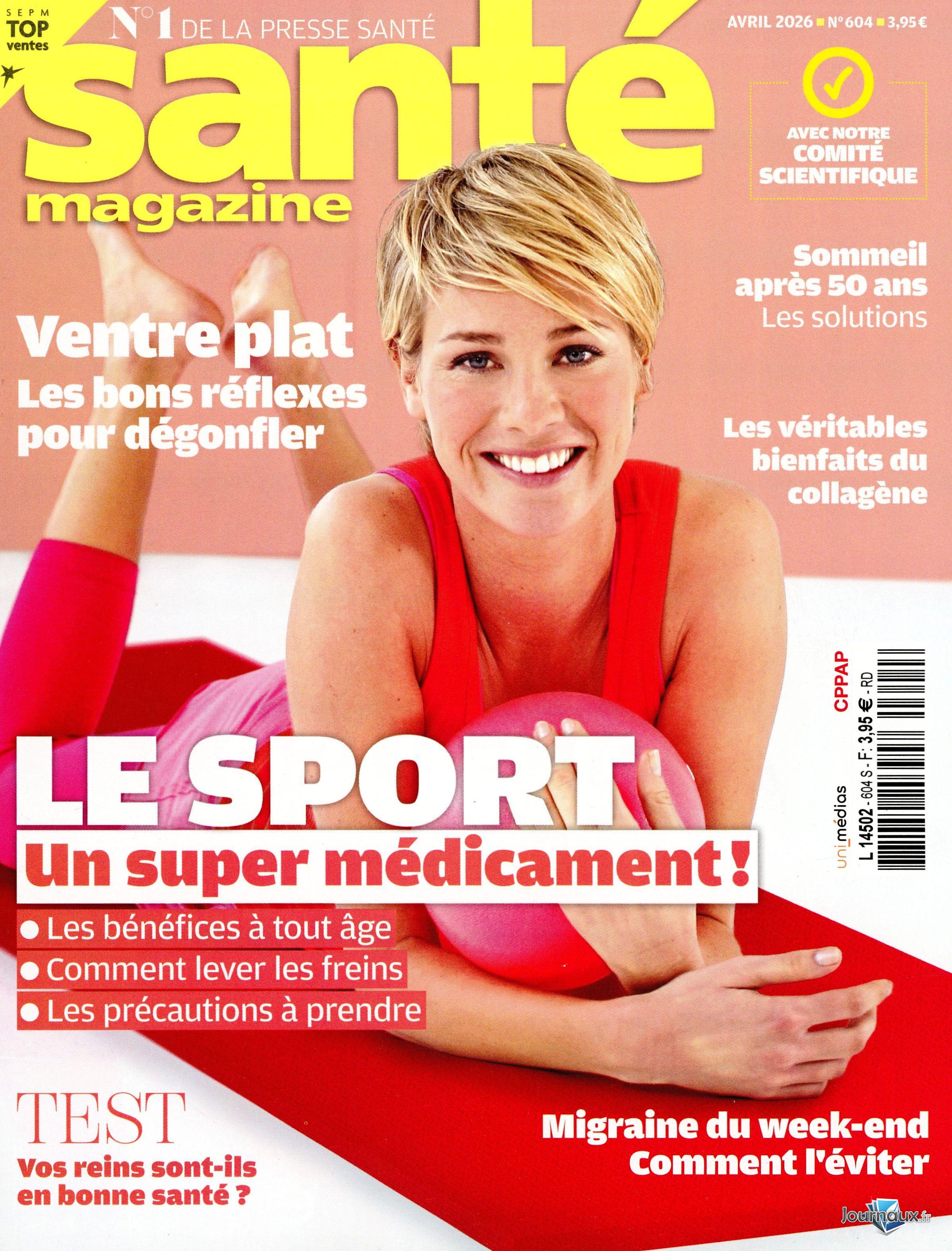 Santé Magazine + + de Pep's n° 604 2026-03-06
